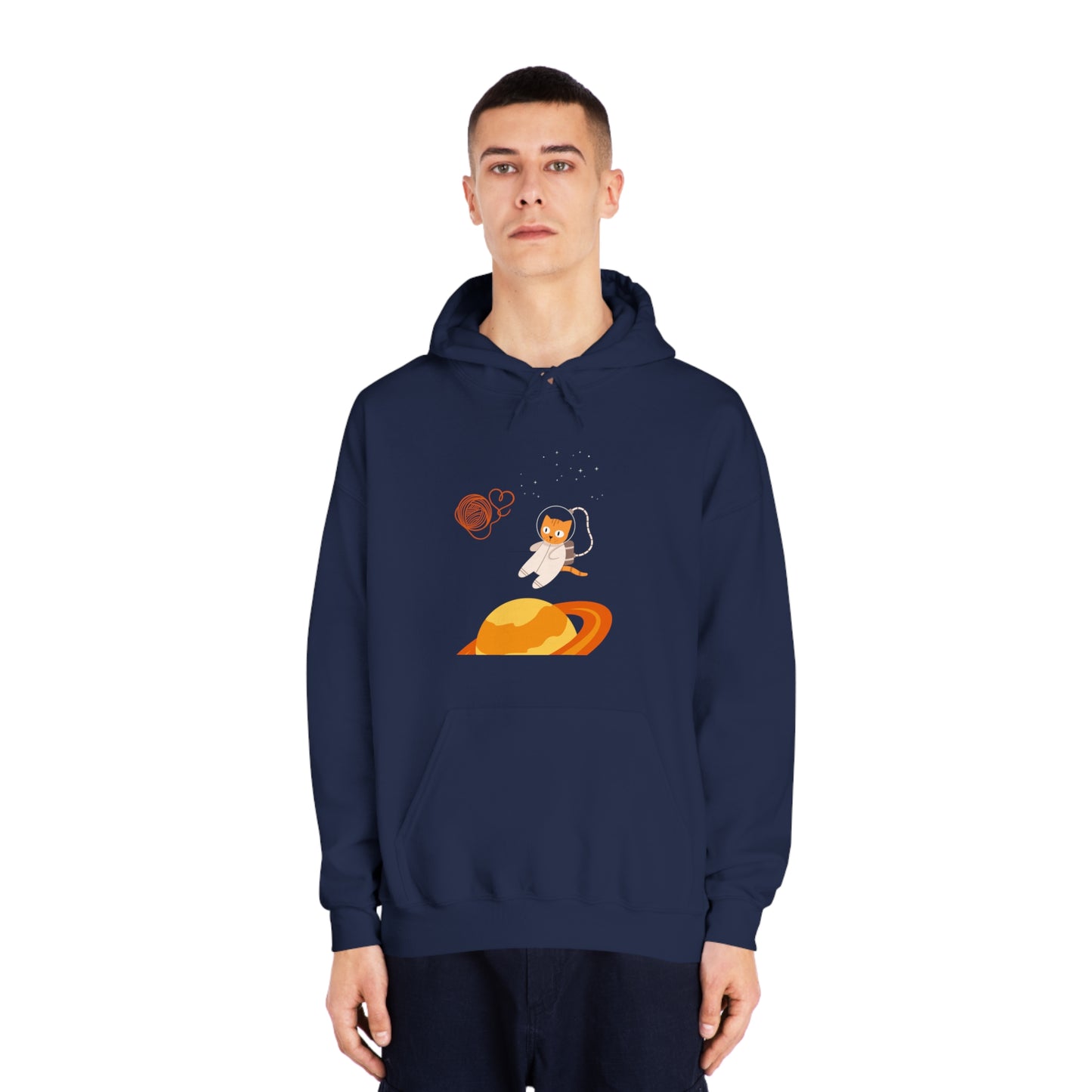 Lost in the Galaxy Hoodie – Space Cat-Inspired Sweatshirt
