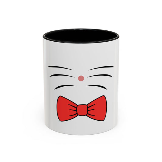 Whisker Sipper Cat Mug – Two-Tone Coffee Cup with Whisker Design