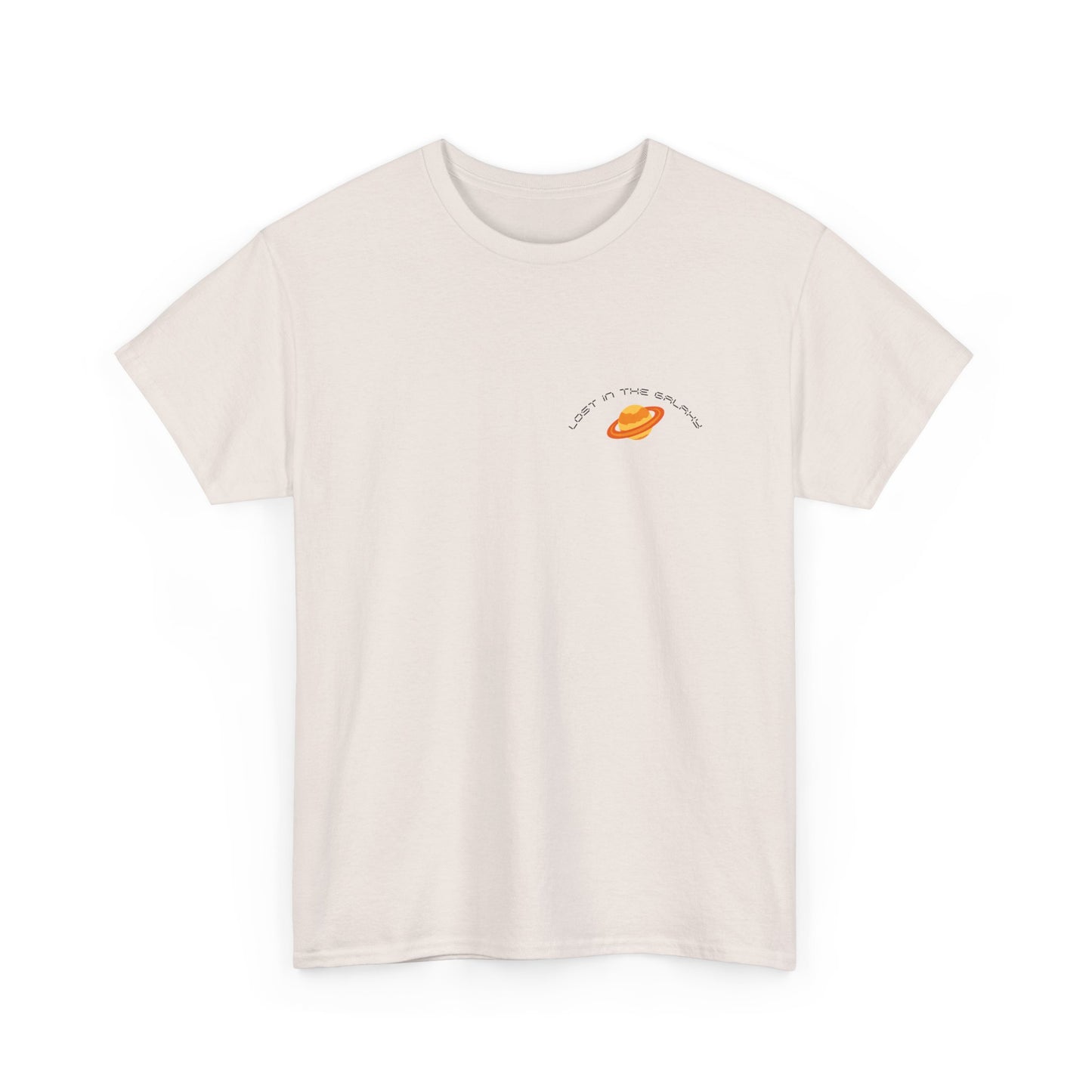 Lost in the Galaxy T-Shirt – Floating Space Cat Yarn Tee