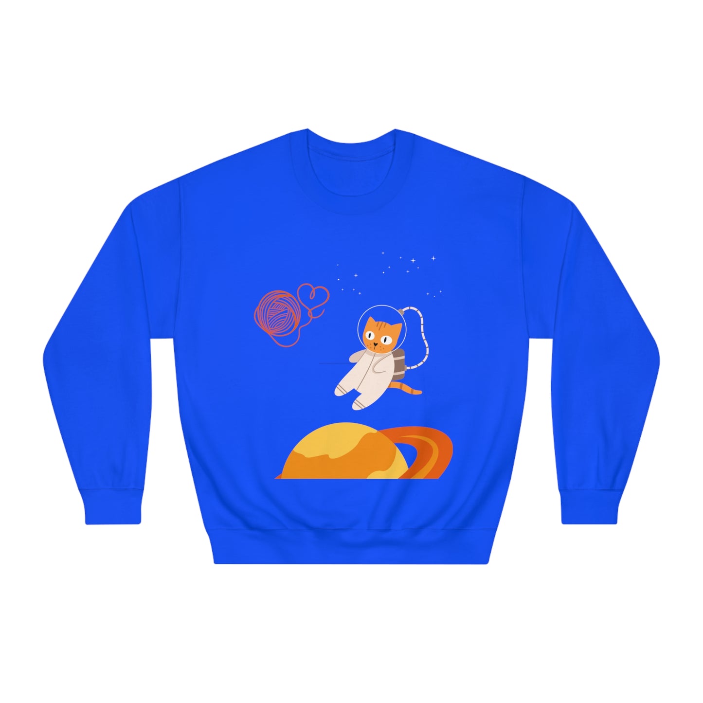 Lost in the Galaxy Sweatshirt – Cat in Space Crew Neck