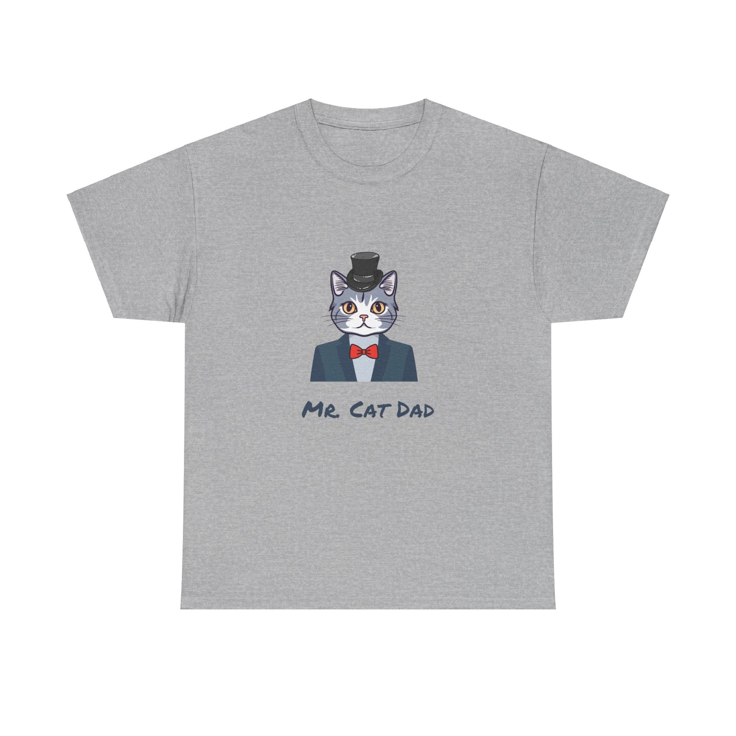Mr. Cat Dad T-Shirt – Cat Dad Logo Tee