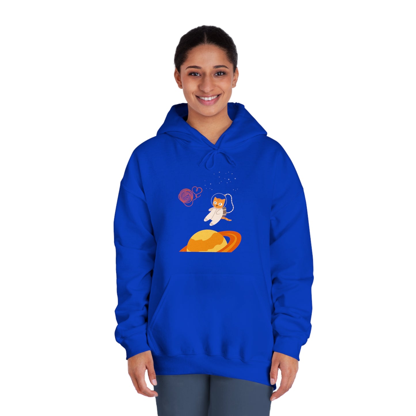 Lost in the Galaxy Hoodie – Space Cat-Inspired Sweatshirt