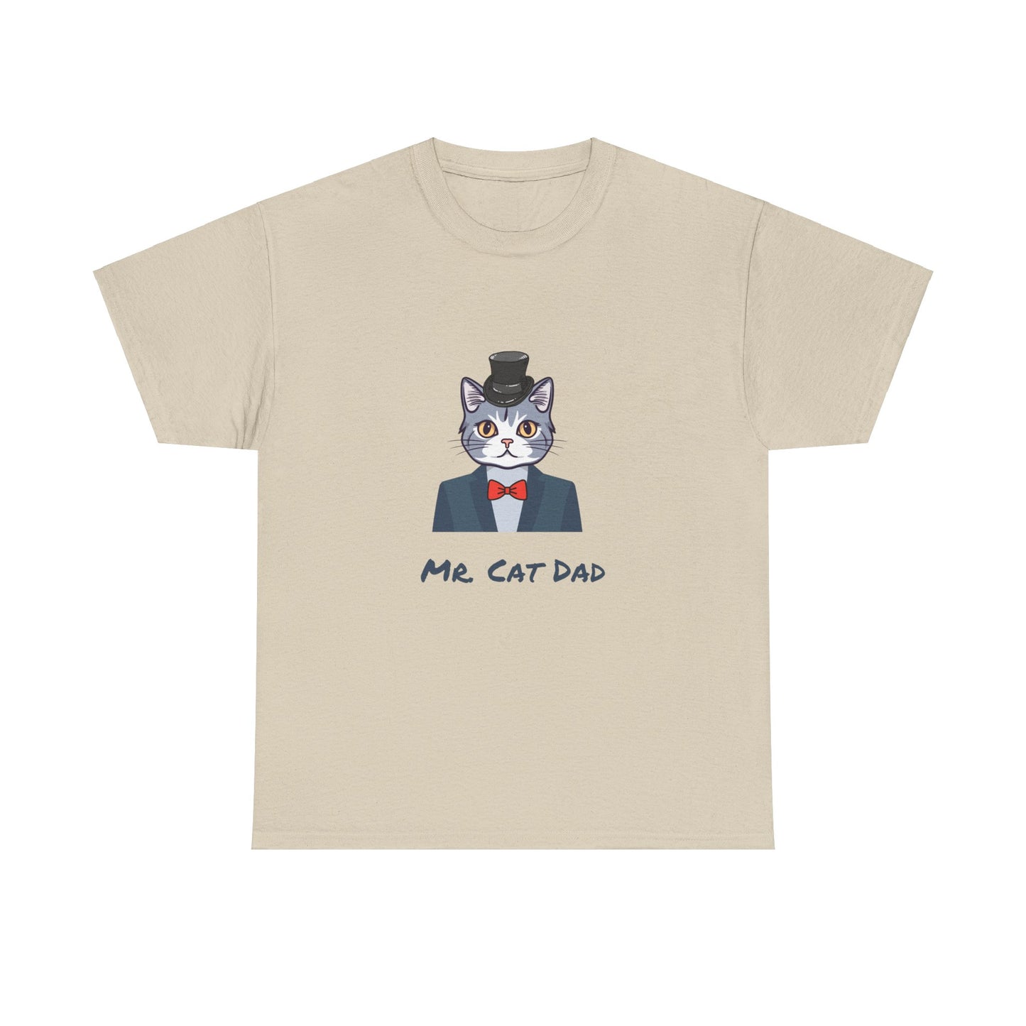 Mr. Cat Dad T-Shirt – Cat Dad Logo Tee