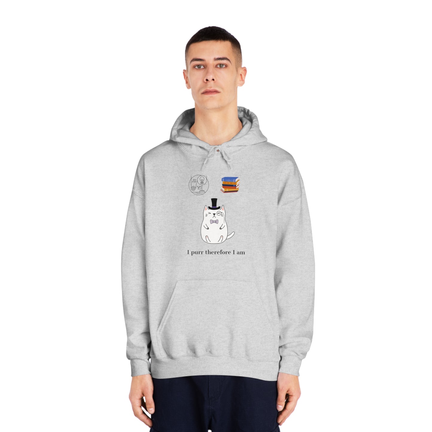 The Purrlosopher Hoodie – Philosopher Cat Sweatshirt