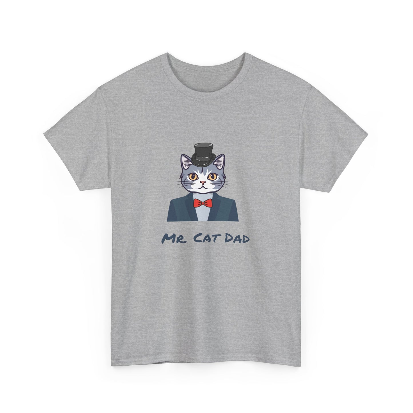 Mr. Cat Dad T-Shirt – Cat Dad Logo Tee