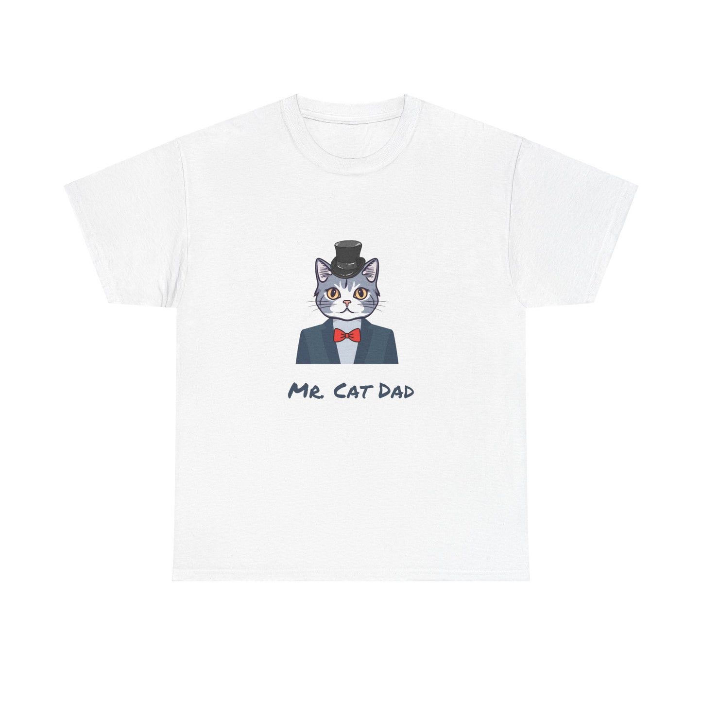Mr. Cat Dad T-Shirt – Cat Dad Logo Tee