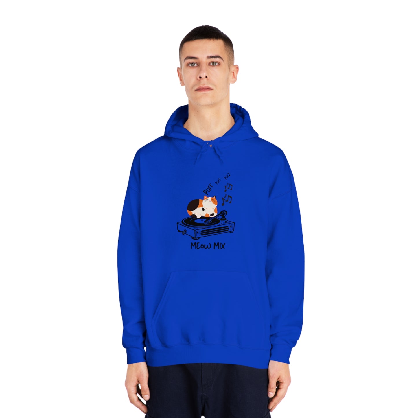 Meow Mix Hoodie – Cat + Music Lover Sweatshirt