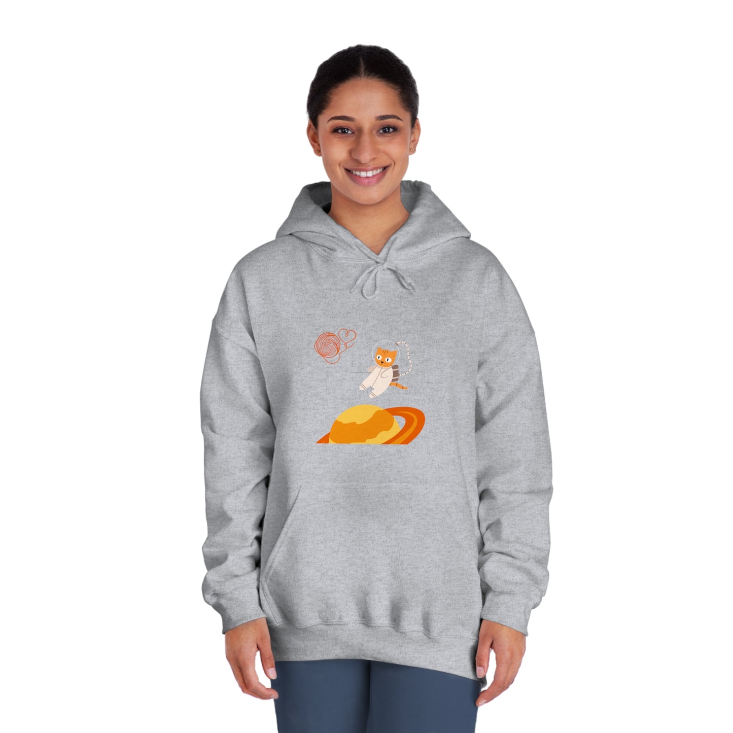 Lost in the Galaxy Hoodie – Space Cat-Inspired Sweatshirt