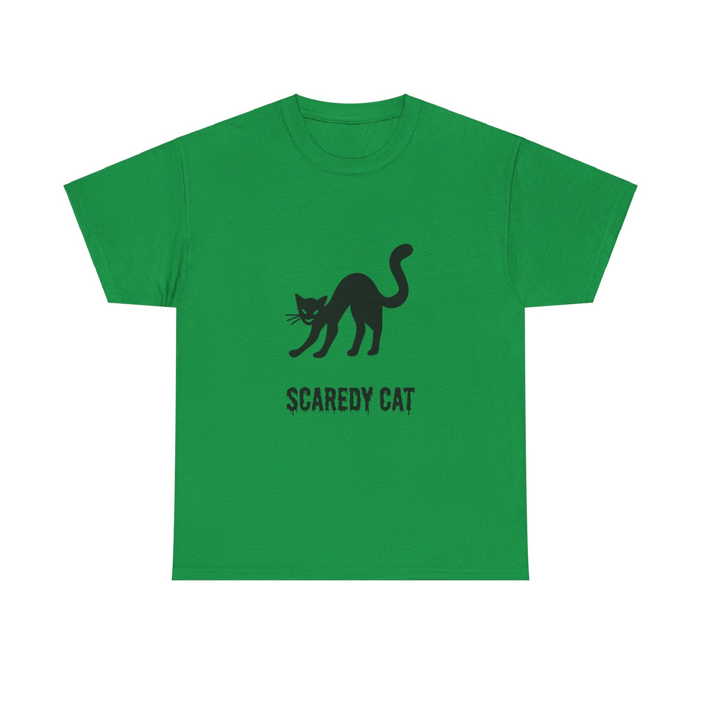 Scaredy Cat T-Shirt – Playful Cat Graphic Tee