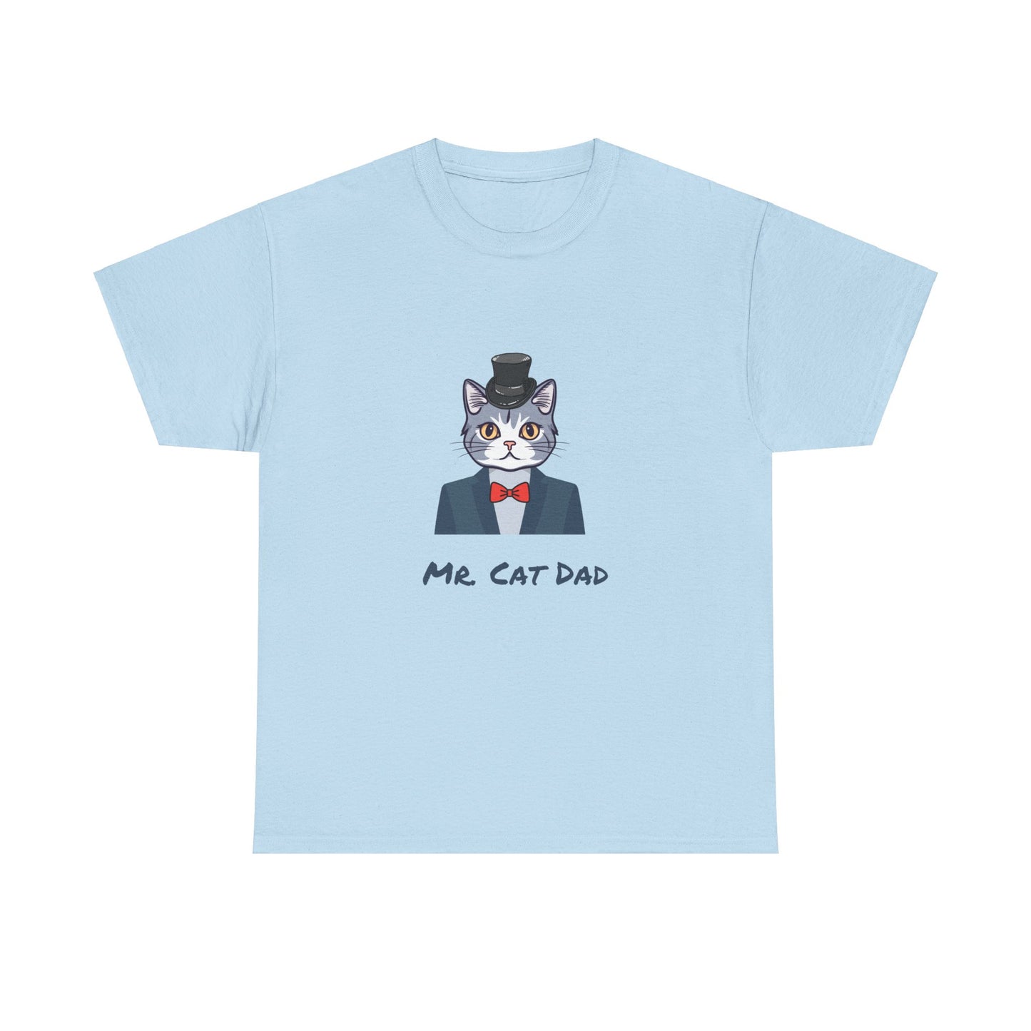 Mr. Cat Dad T-Shirt – Cat Dad Logo Tee
