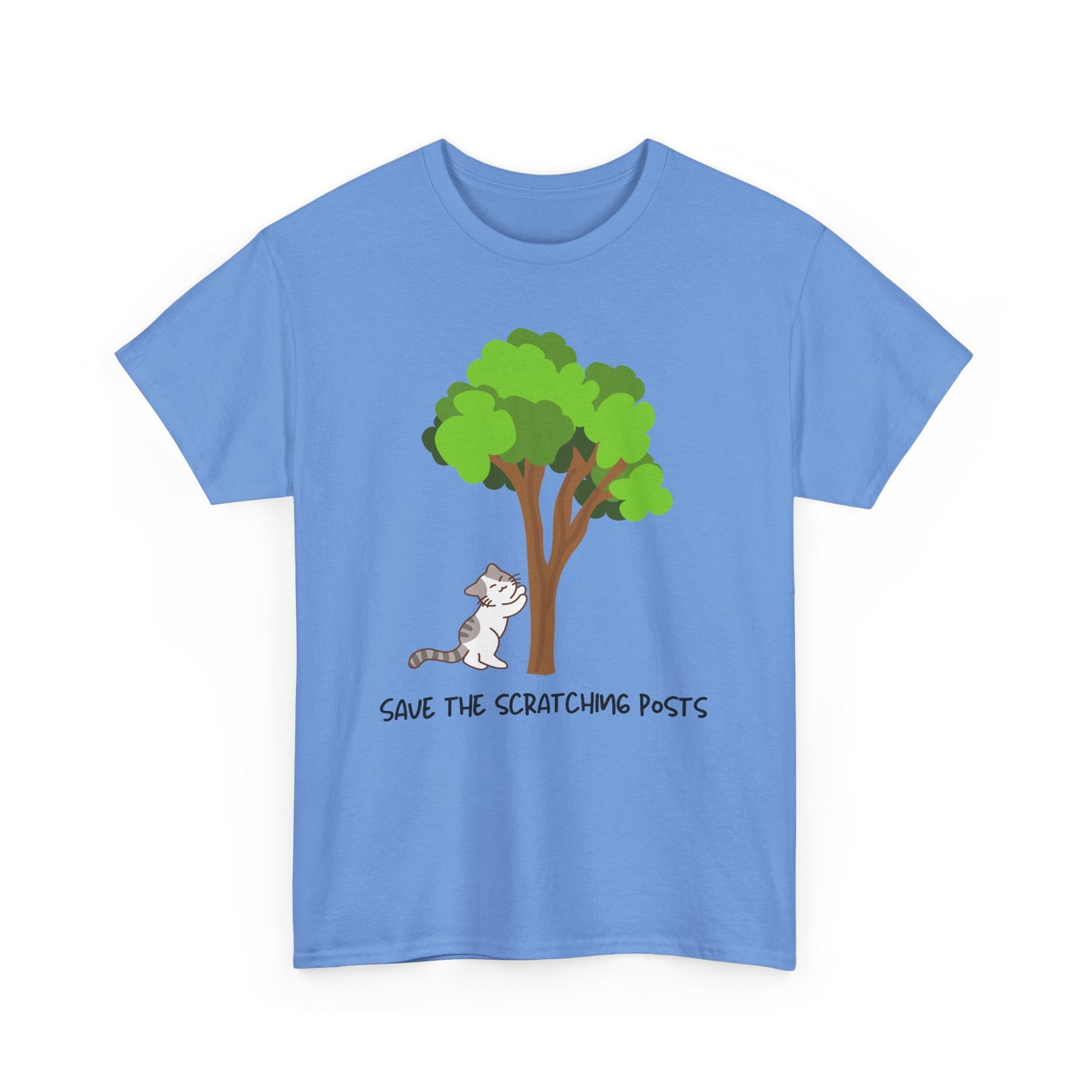 Tree Scratcher T-Shirt – Cat + Nature Lovers Earth Day Tee