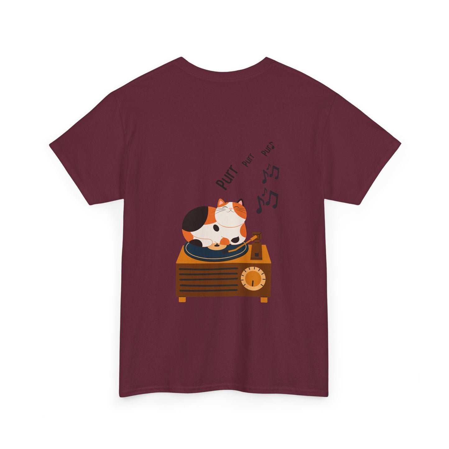 Meow Mix T-Shirt – Cat on Record Player Music Tee