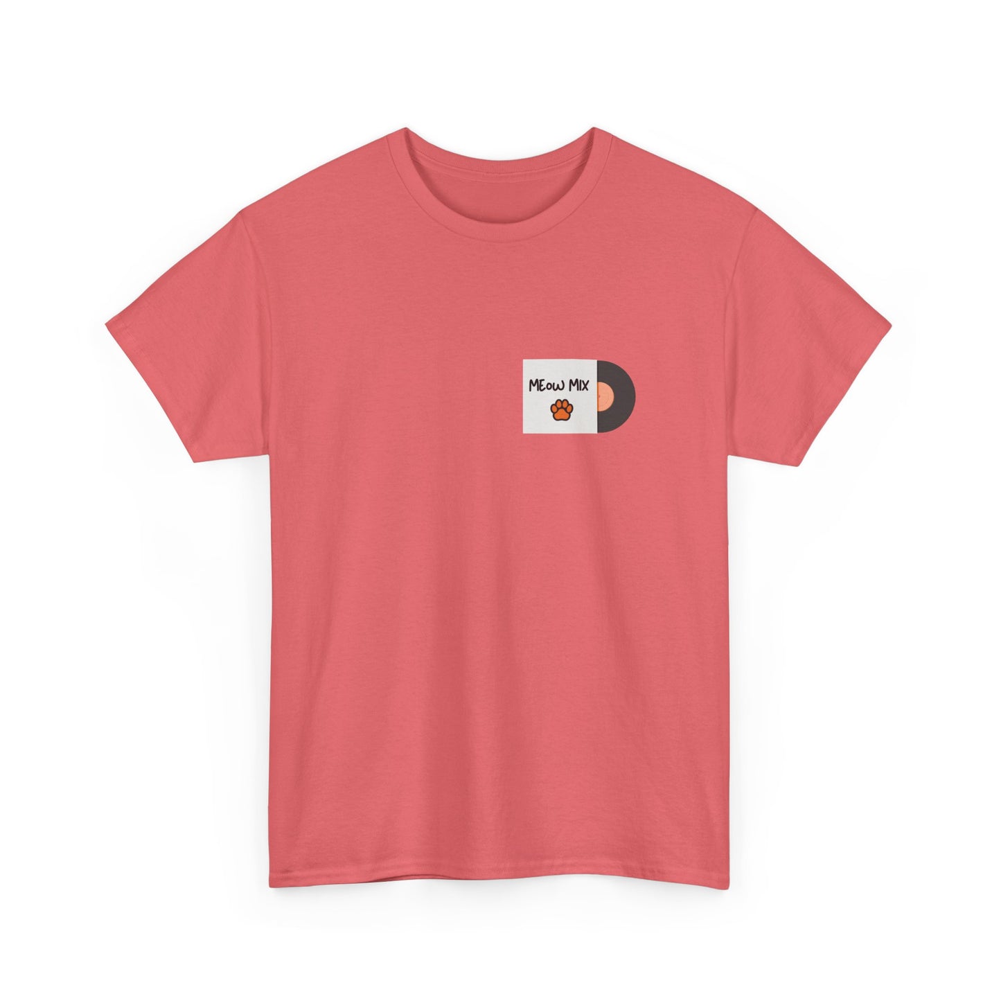 Meow Mix T-Shirt – Cat on Record Player Music Tee