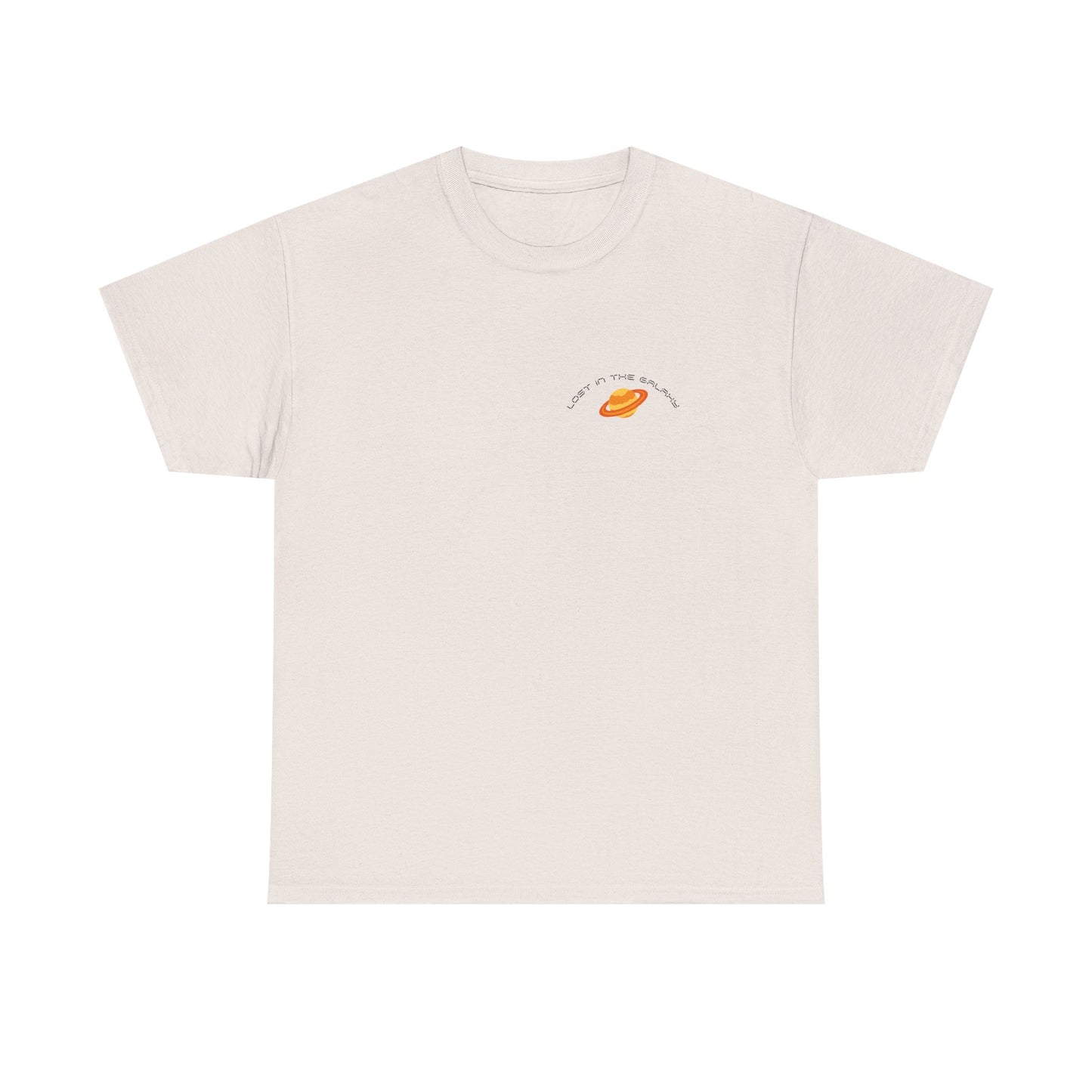 Lost in the Galaxy T-Shirt – Floating Space Cat Yarn Tee