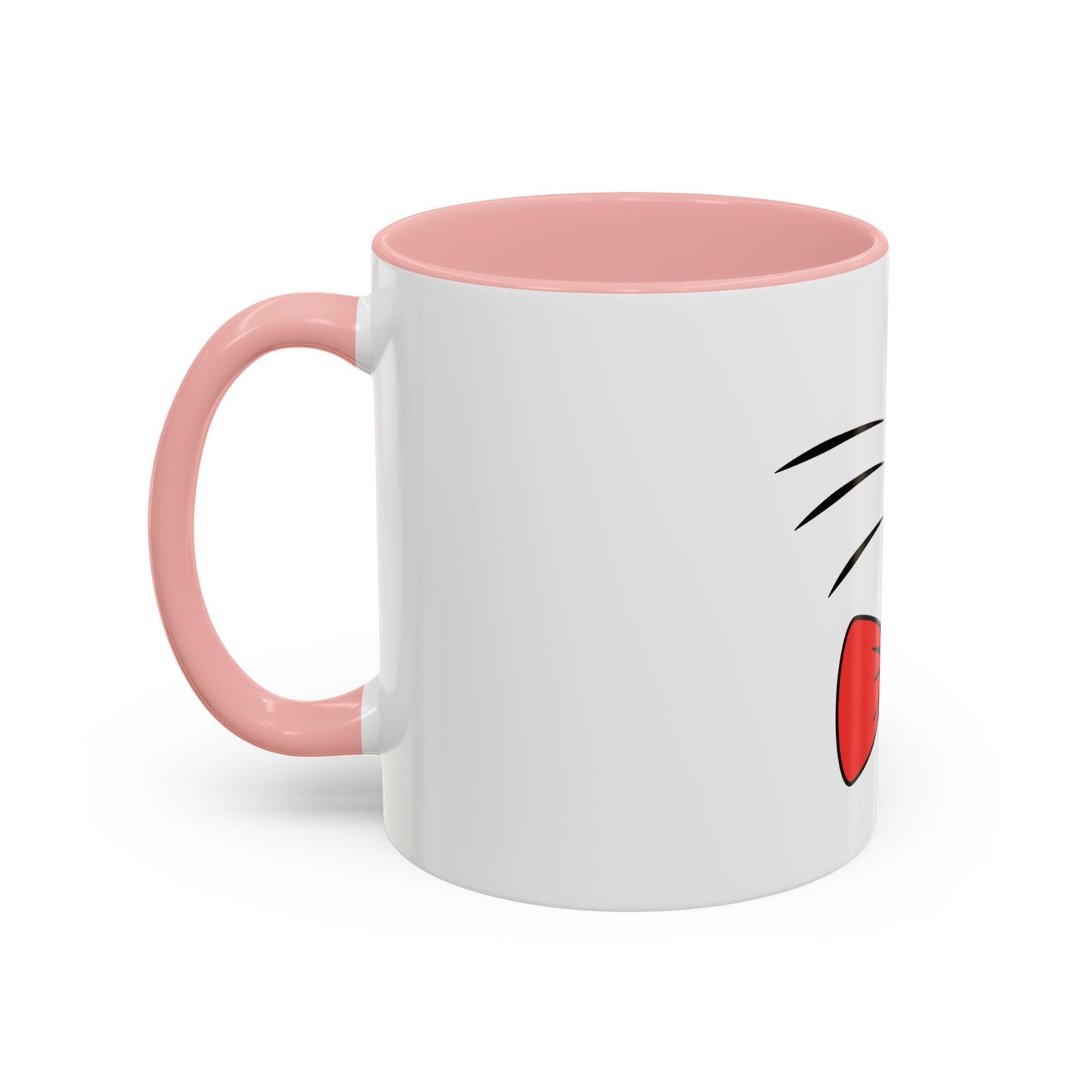 Whisker Sipper Cat Mug – Two-Tone Coffee Cup with Whisker Design