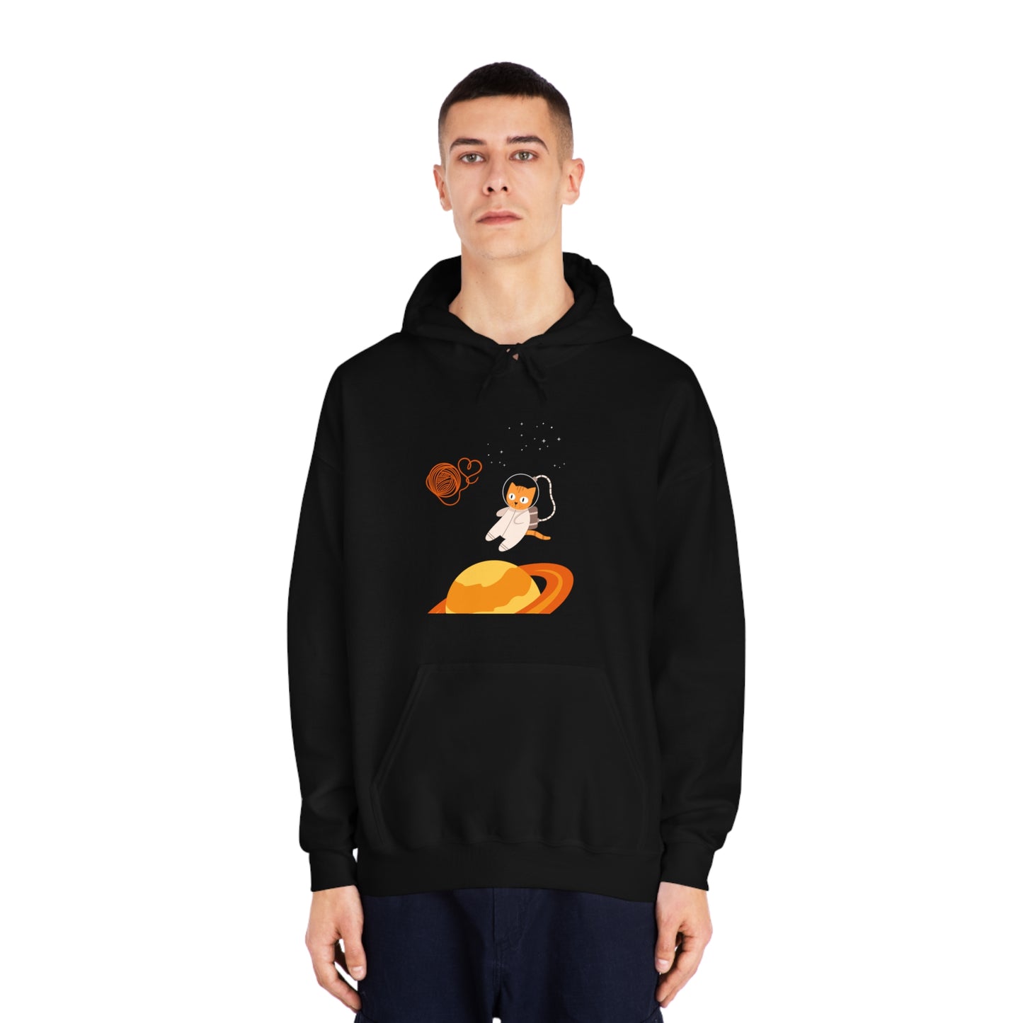 Lost in the Galaxy Hoodie – Space Cat-Inspired Sweatshirt
