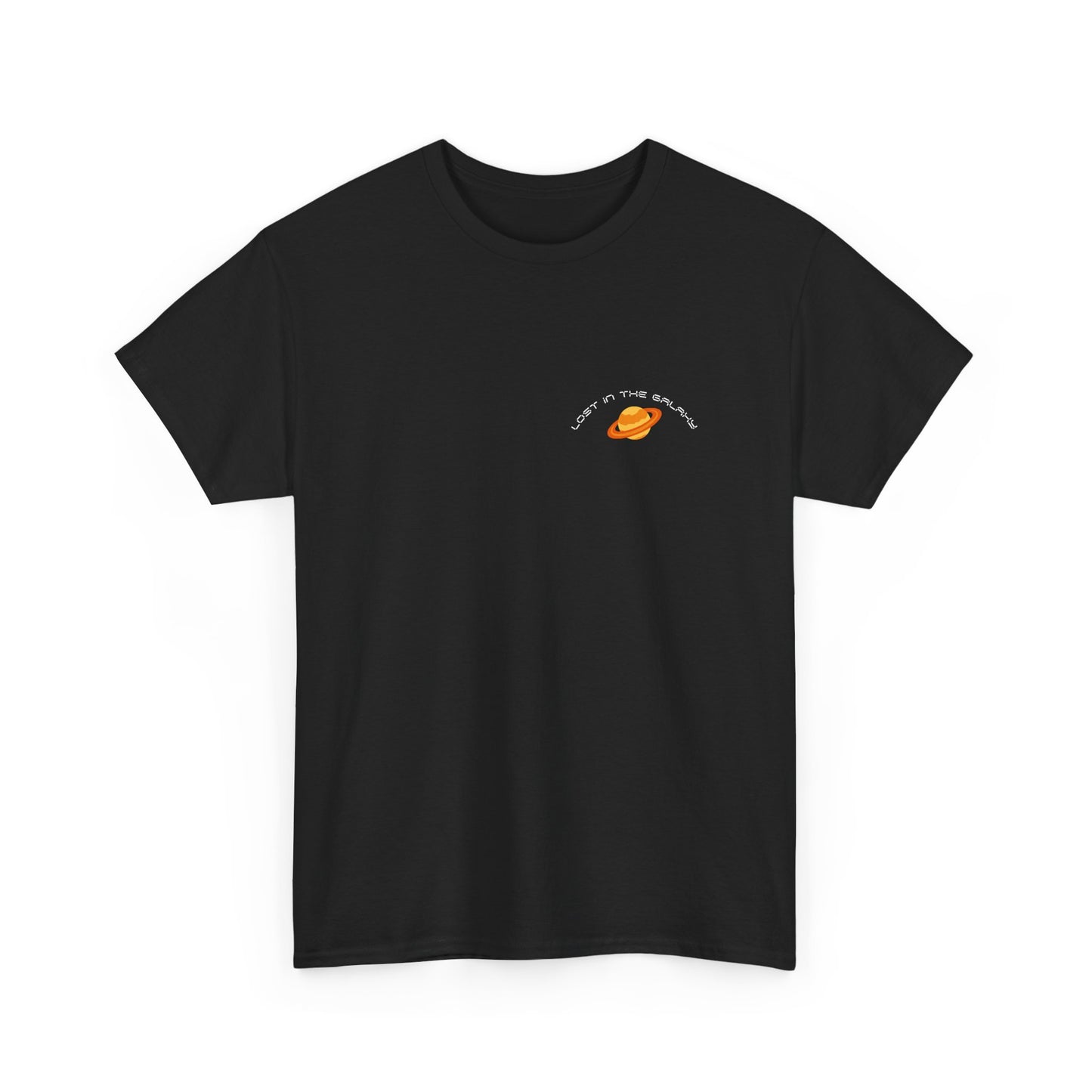 Lost in the Galaxy T-Shirt – Floating Space Cat Yarn Tee