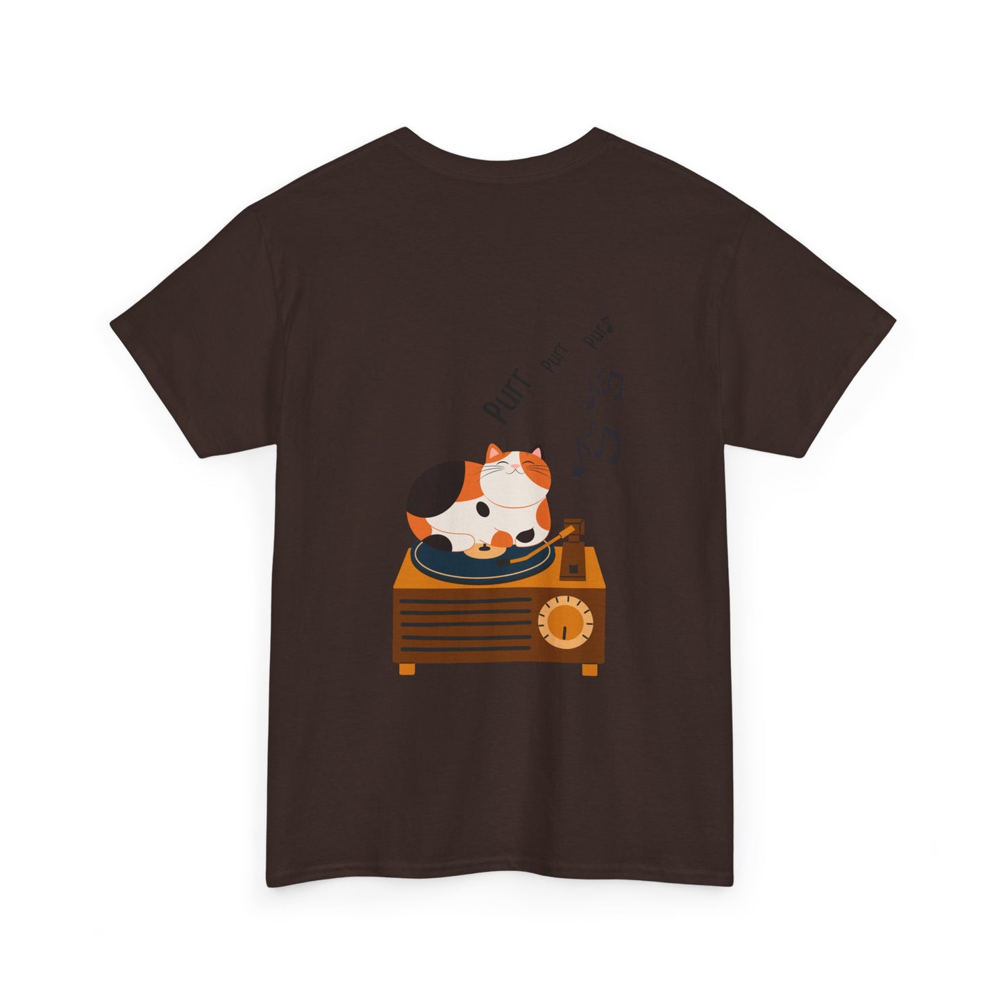 Meow Mix T-Shirt – Cat on Record Player Music Tee