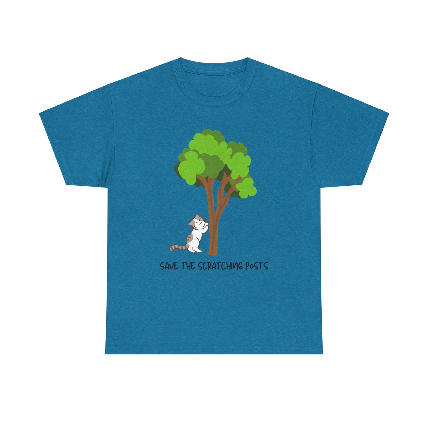 Tree Scratcher T-Shirt – Cat + Nature Lovers Earth Day Tee