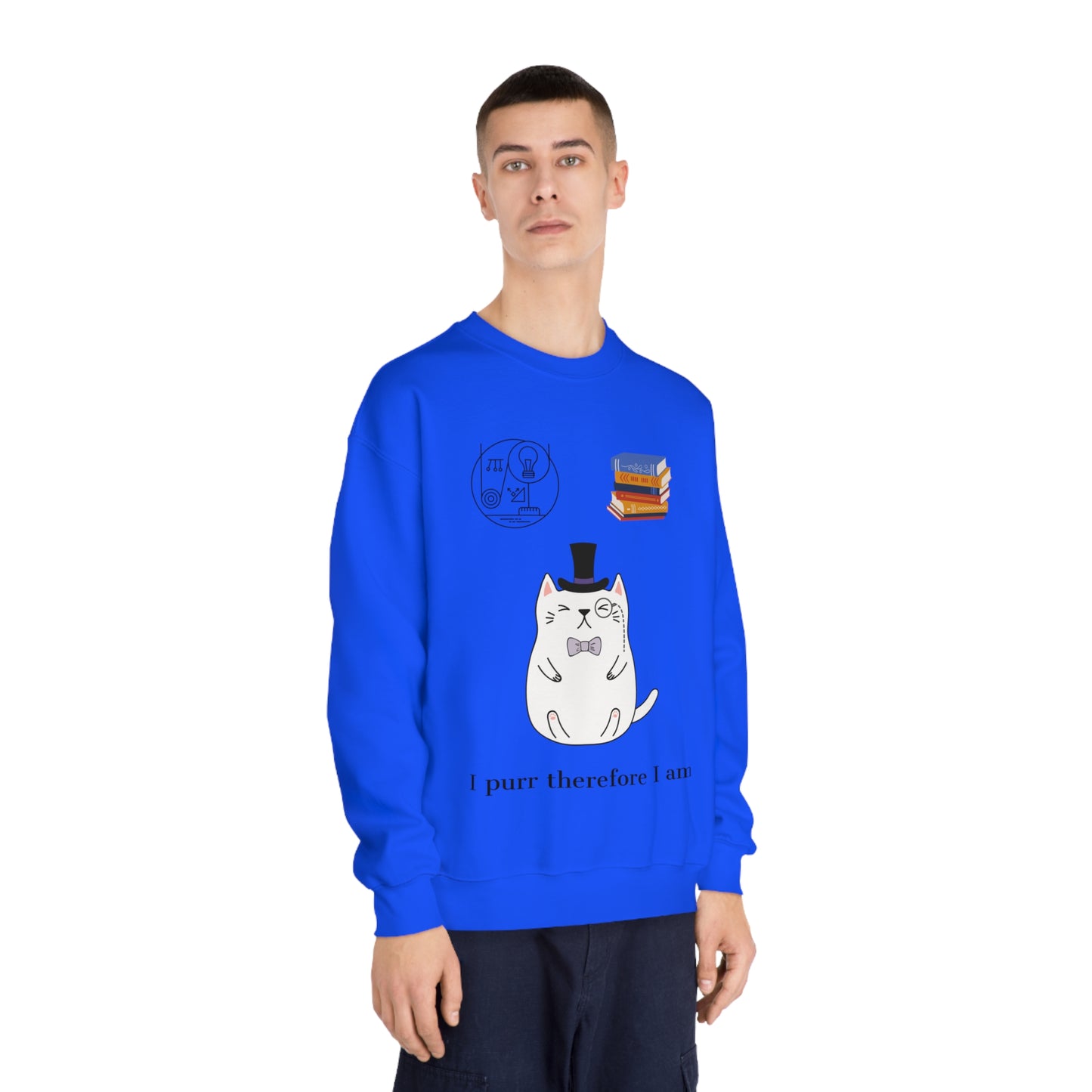 The Purrlosopher Sweatshirt – Cat Philosopher Crew Neck