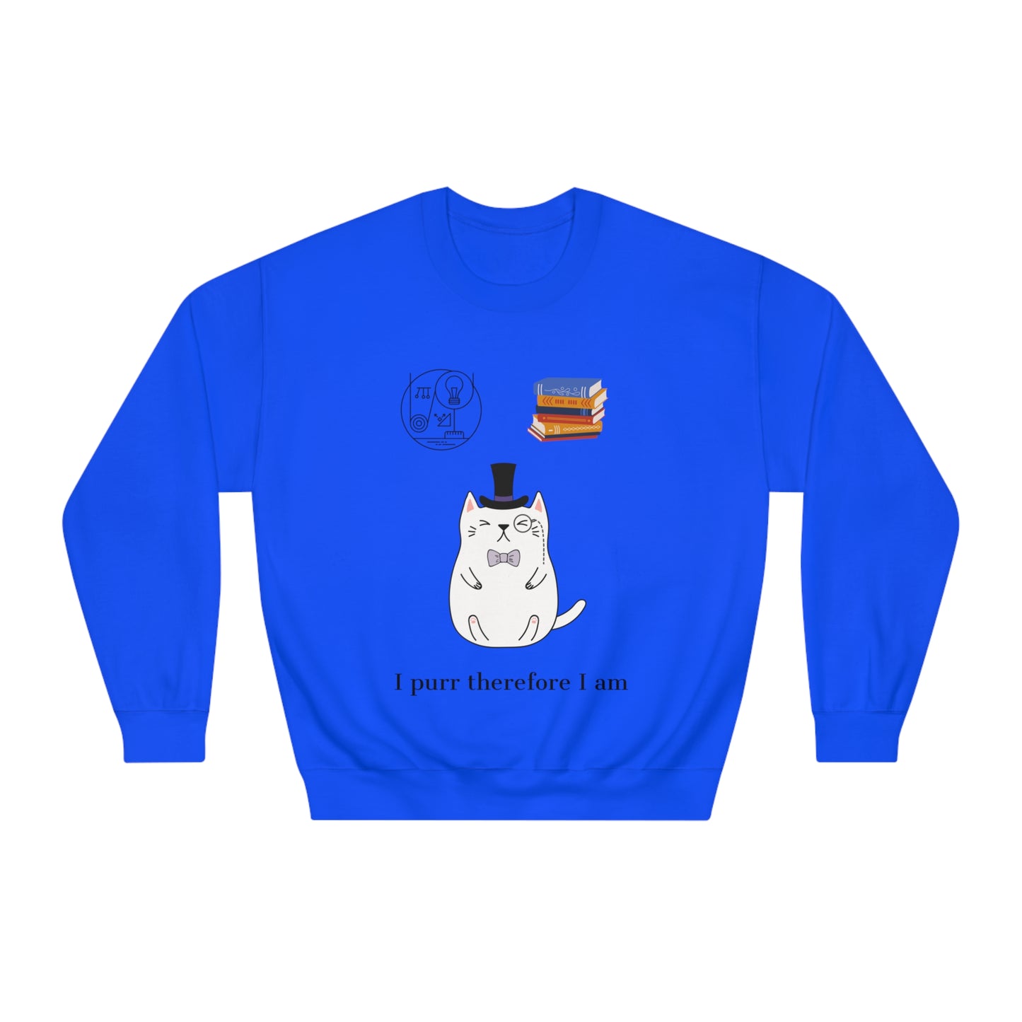 The Purrlosopher Sweatshirt – Cat Philosopher Crew Neck