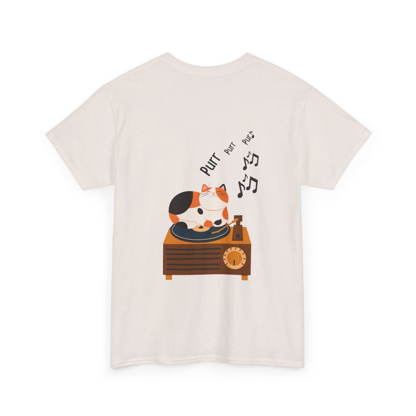Meow Mix T-Shirt – Cat on Record Player Music Tee