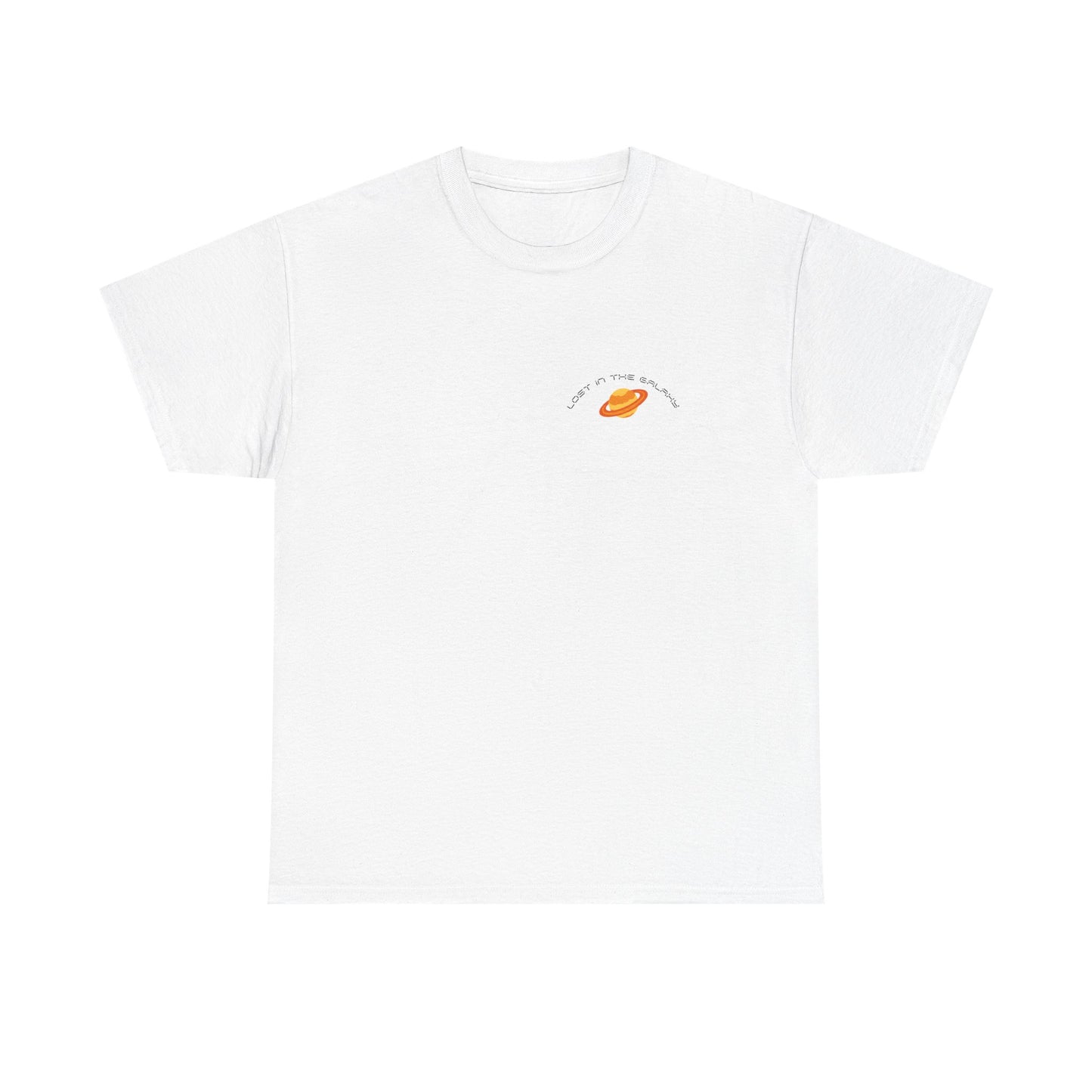 Lost in the Galaxy T-Shirt – Floating Space Cat Yarn Tee