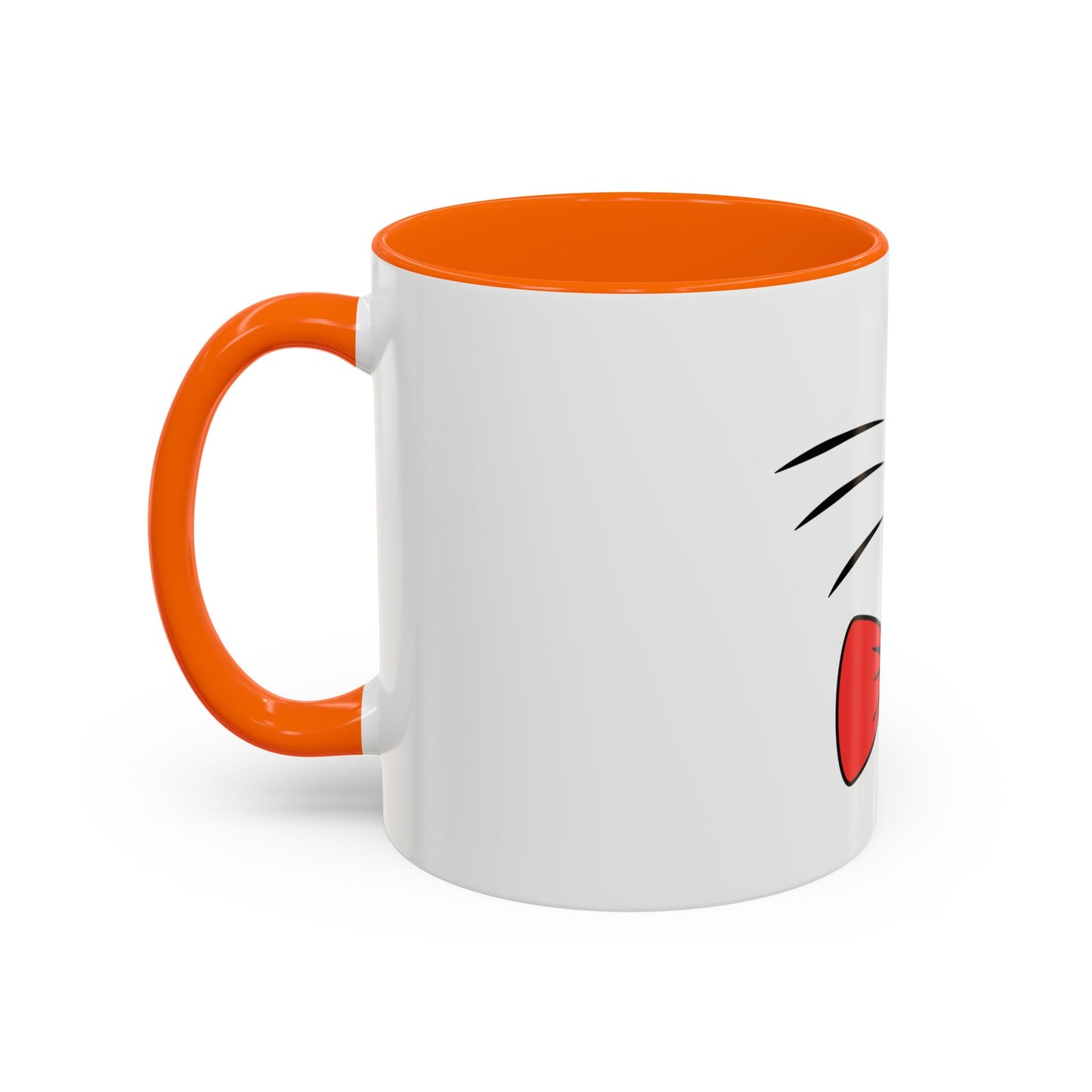 Whisker Sipper Cat Mug – Two-Tone Coffee Cup with Whisker Design