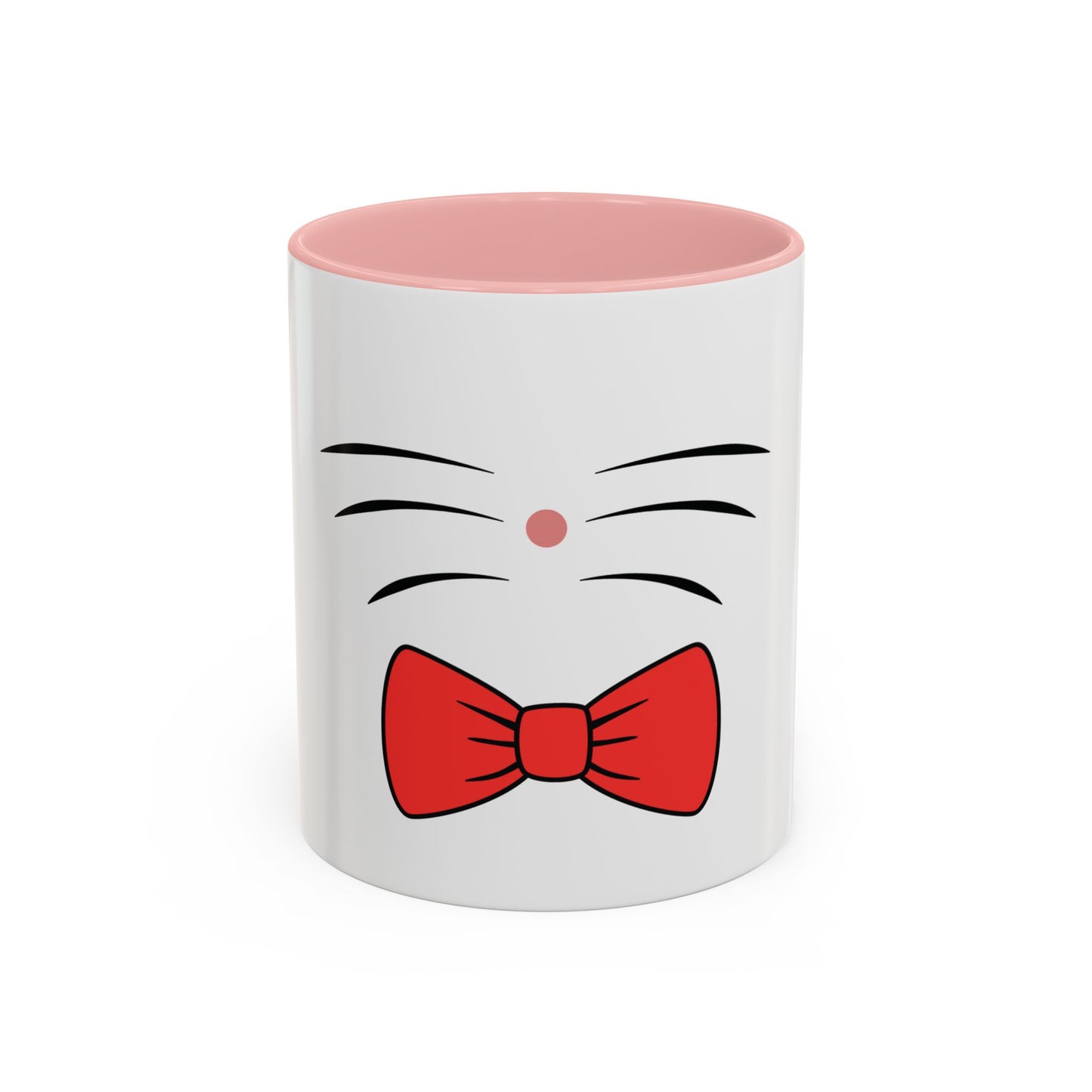 Whisker Sipper Cat Mug – Two-Tone Coffee Cup with Whisker Design