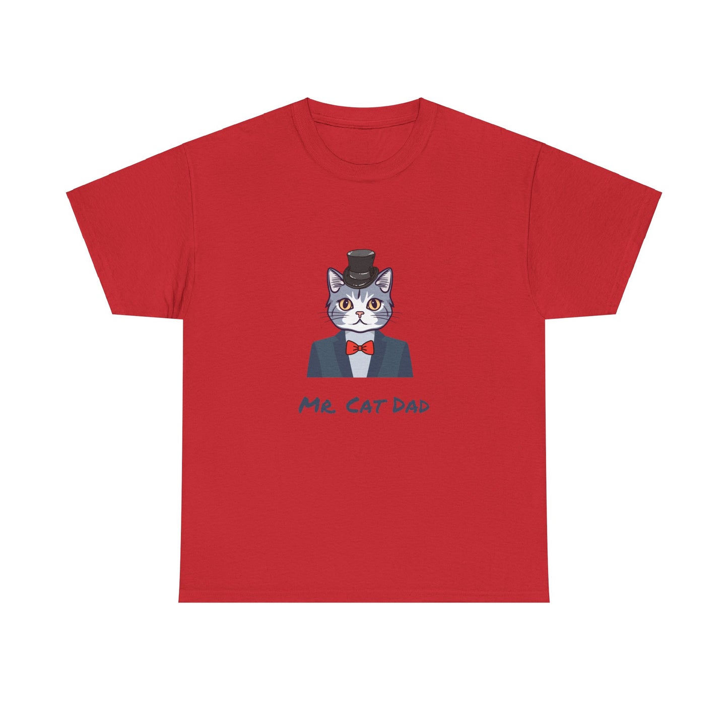 Mr. Cat Dad T-Shirt – Cat Dad Logo Tee