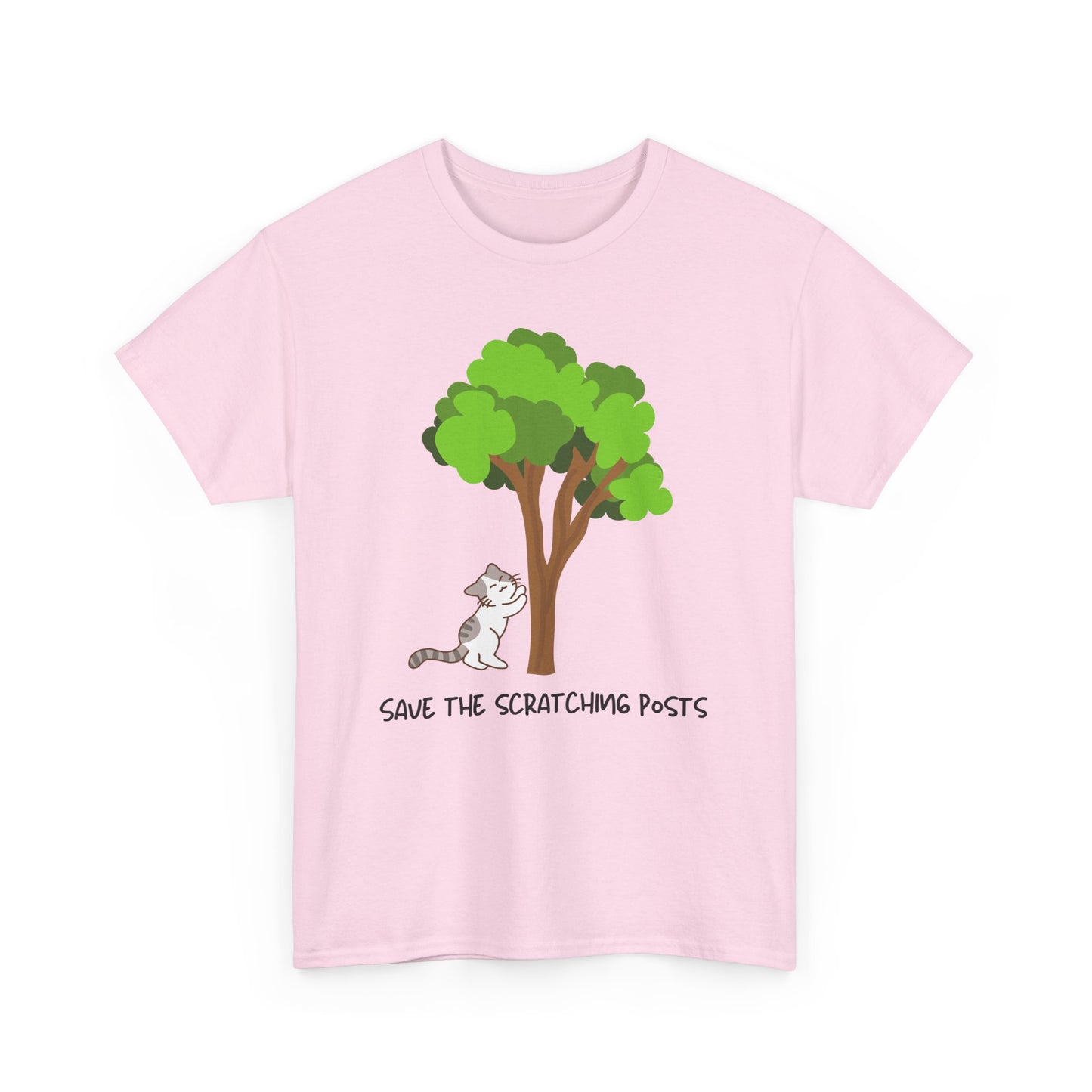 Tree Scratcher T-Shirt – Cat + Nature Lovers Earth Day Tee