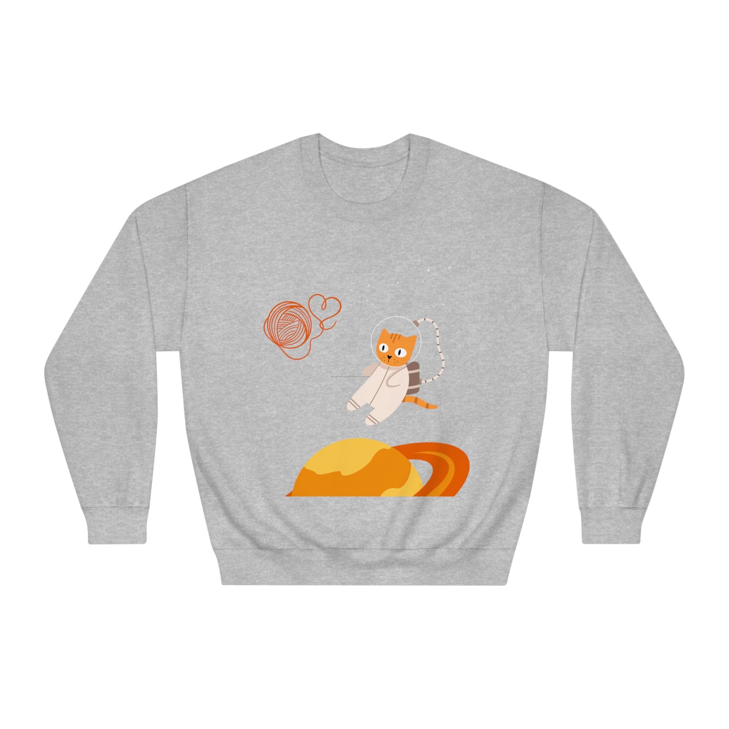 Lost in the Galaxy Sweatshirt – Cat in Space Crew Neck