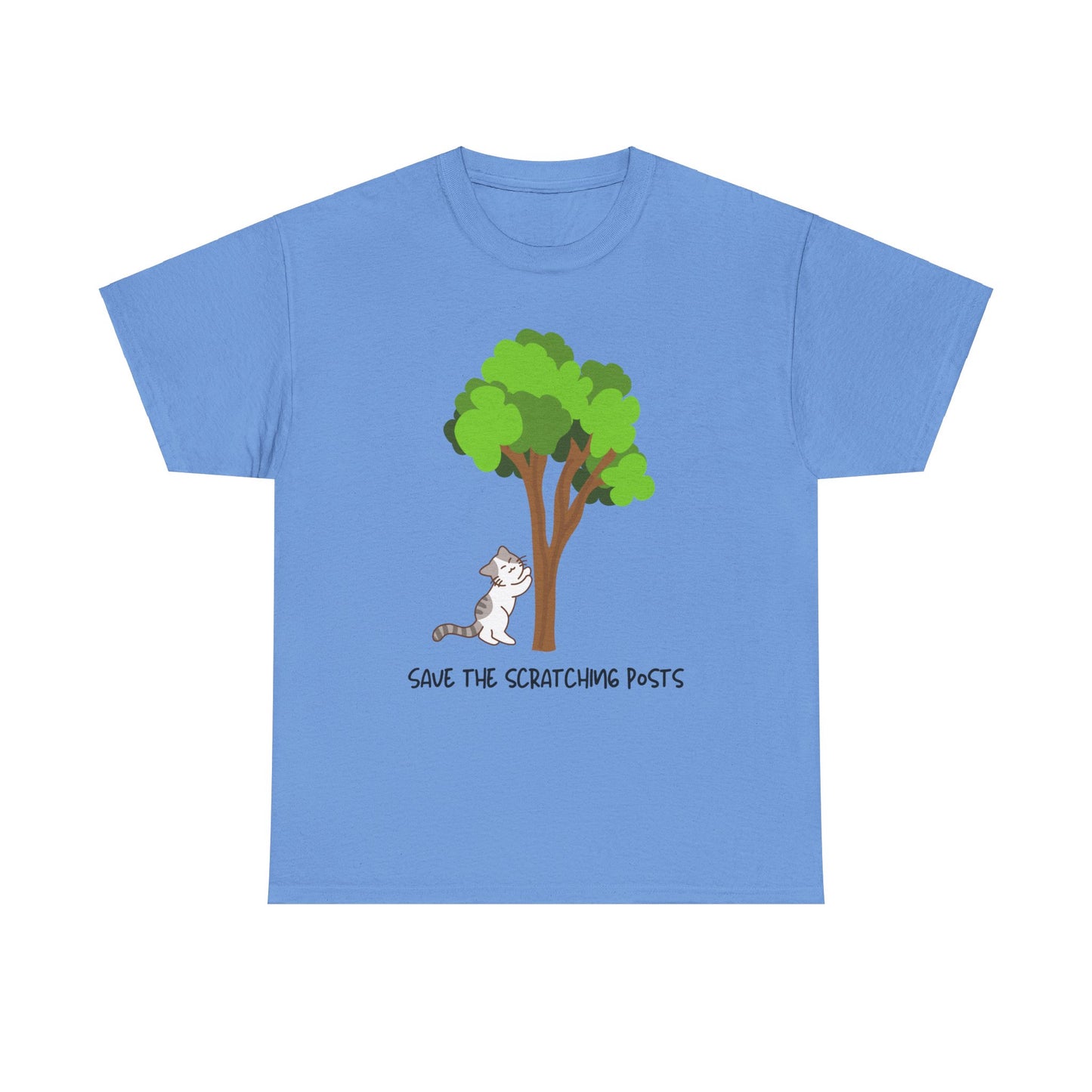 Tree Scratcher T-Shirt – Cat + Nature Lovers Earth Day Tee
