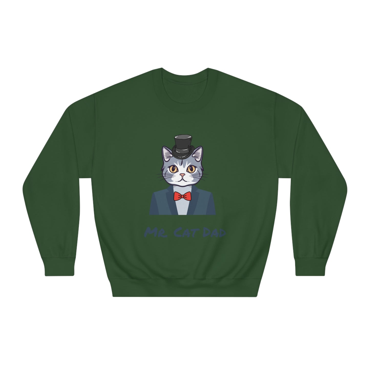 Mr. Cat Dad Sweatshirt – Logo Crew Neck for Cat Lovers