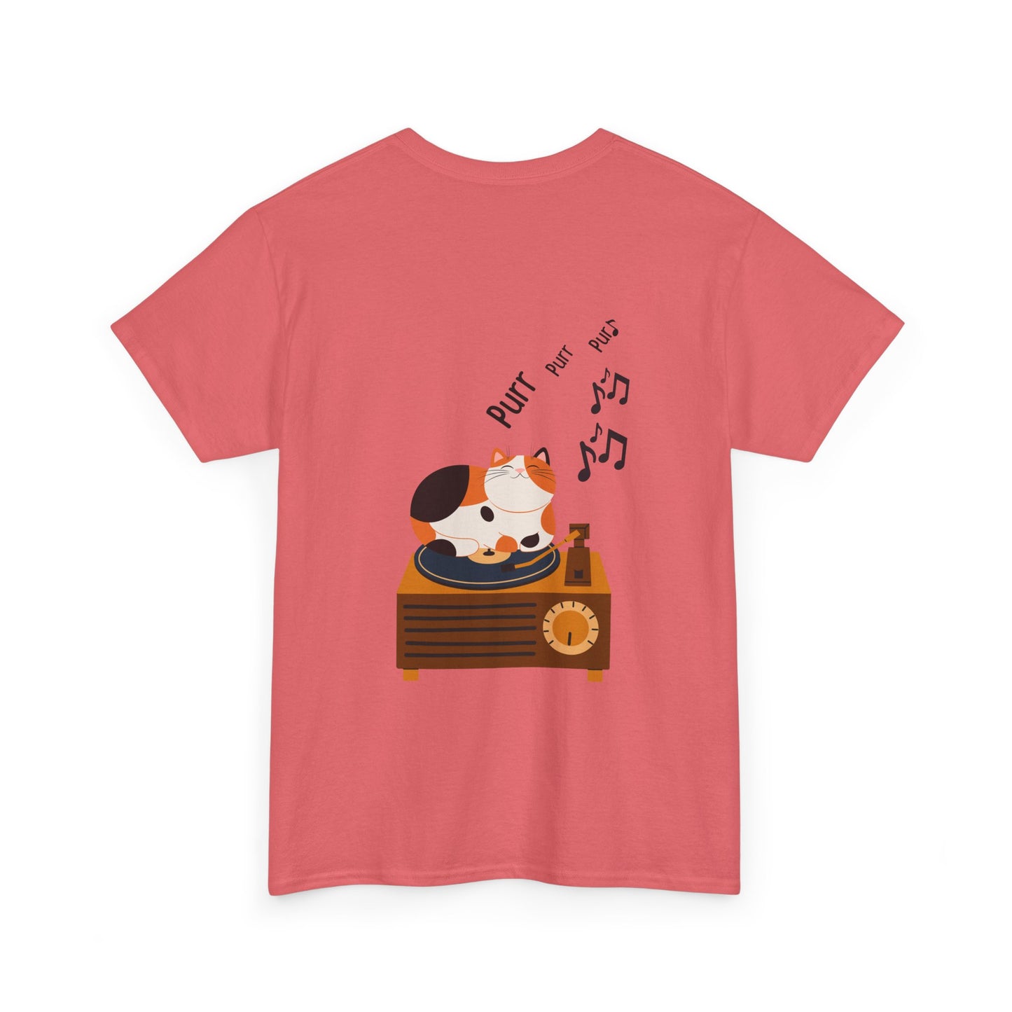 Meow Mix T-Shirt – Cat on Record Player Music Tee