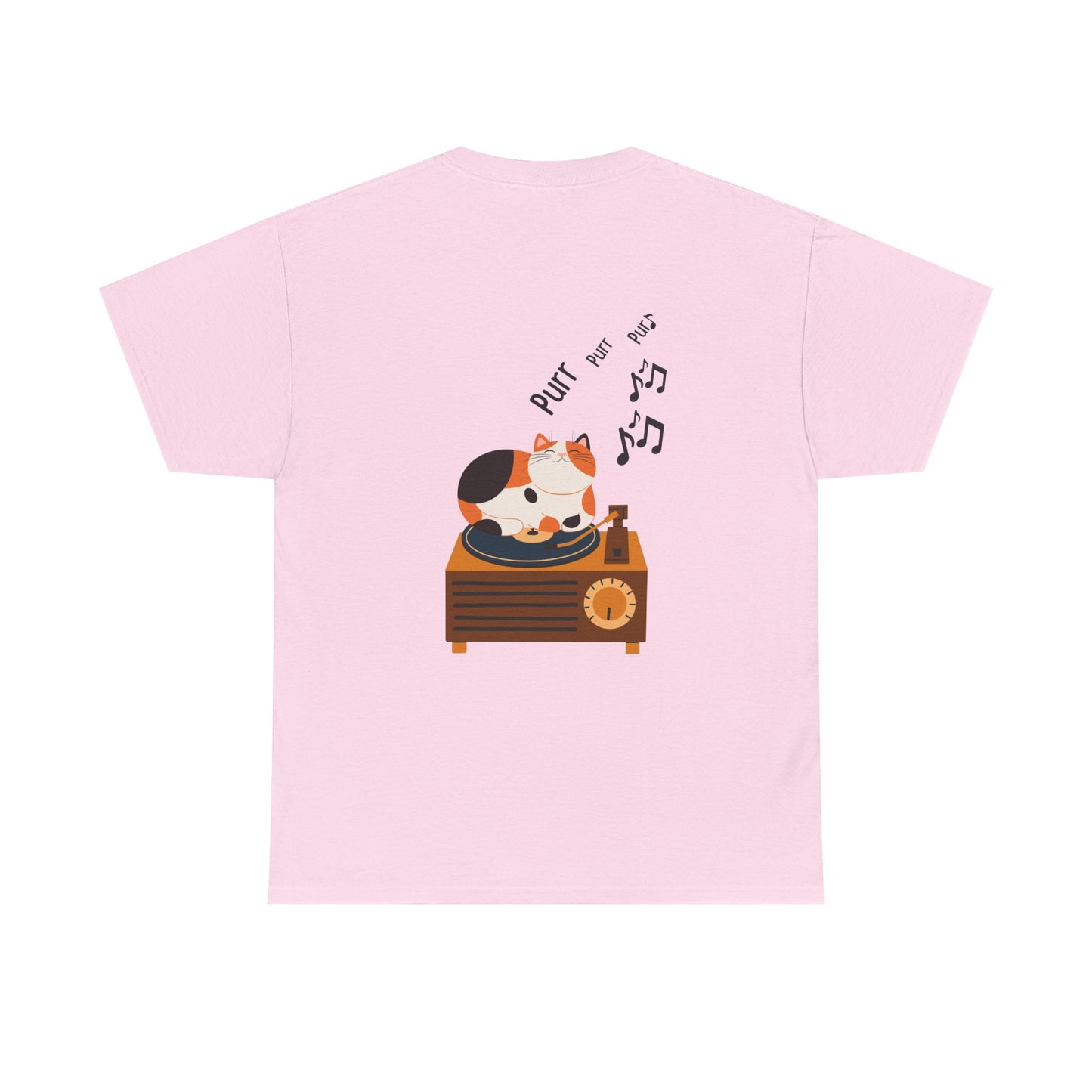 Meow Mix T-Shirt – Cat on Record Player Music Tee