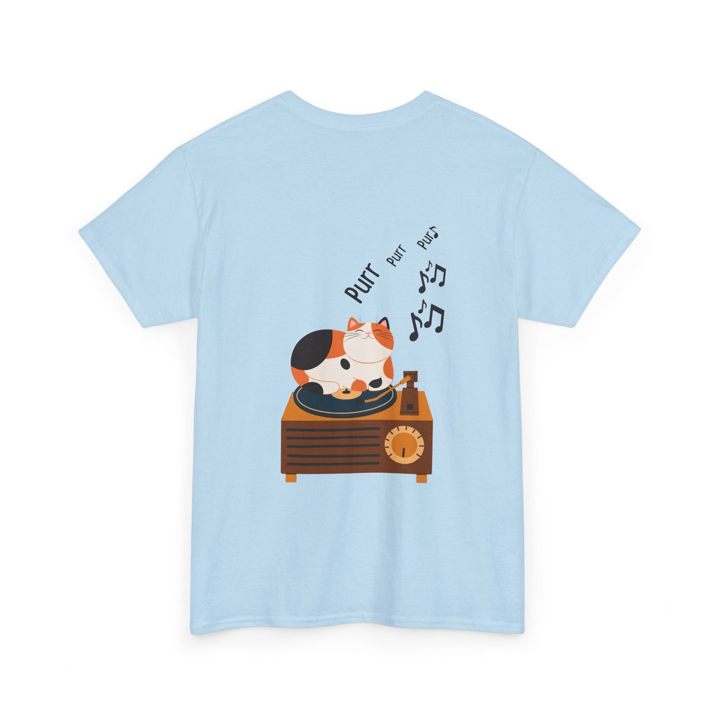 Meow Mix T-Shirt – Cat on Record Player Music Tee