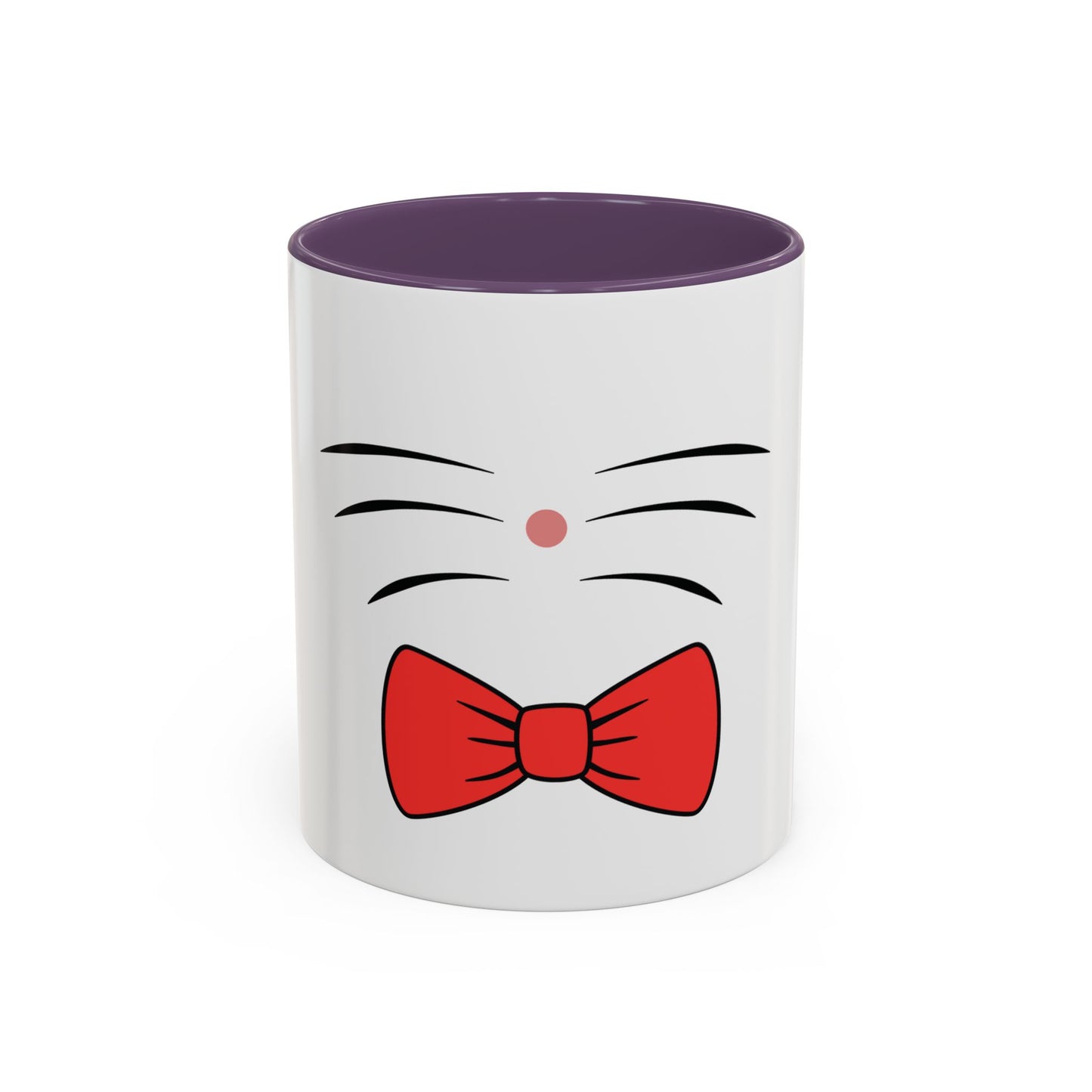 Whisker Sipper Cat Mug – Two-Tone Coffee Cup with Whisker Design