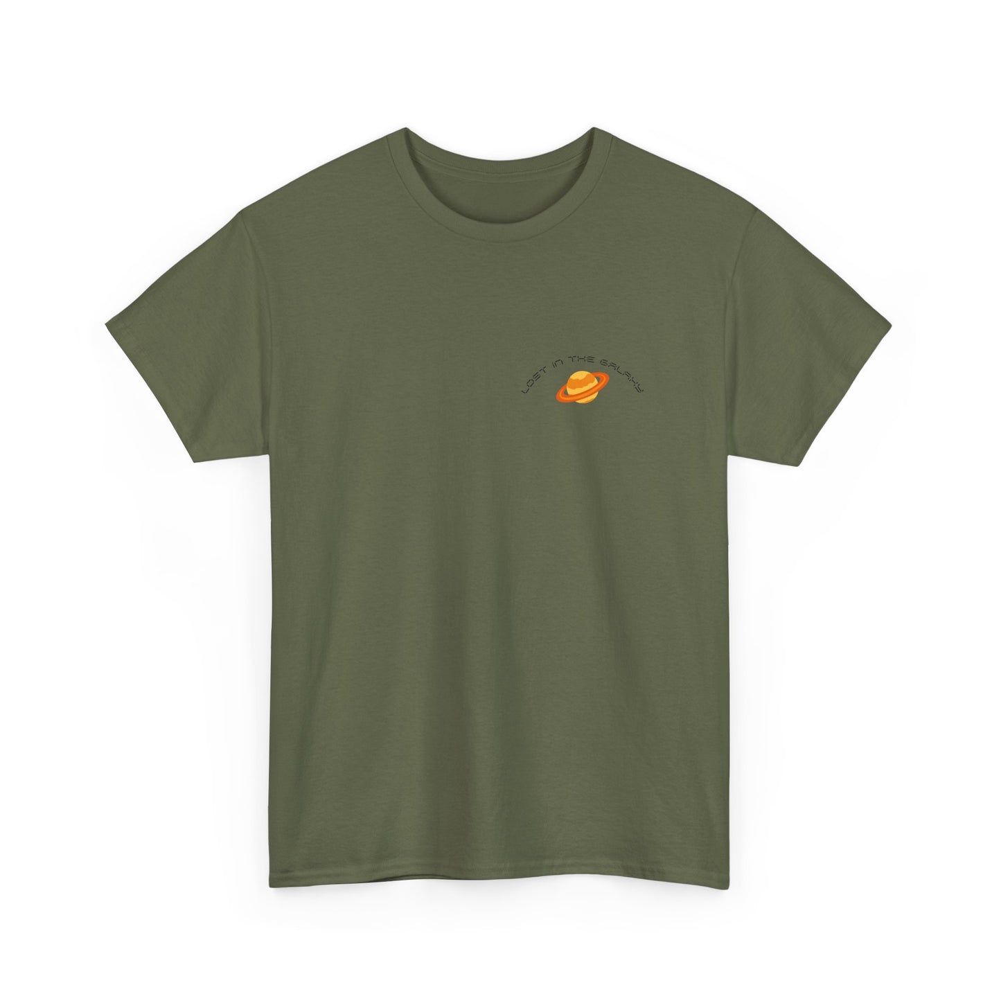 Lost in the Galaxy T-Shirt – Floating Space Cat Yarn Tee