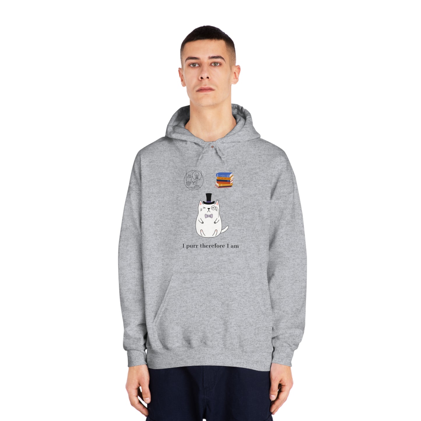 The Purrlosopher Hoodie – Philosopher Cat Sweatshirt