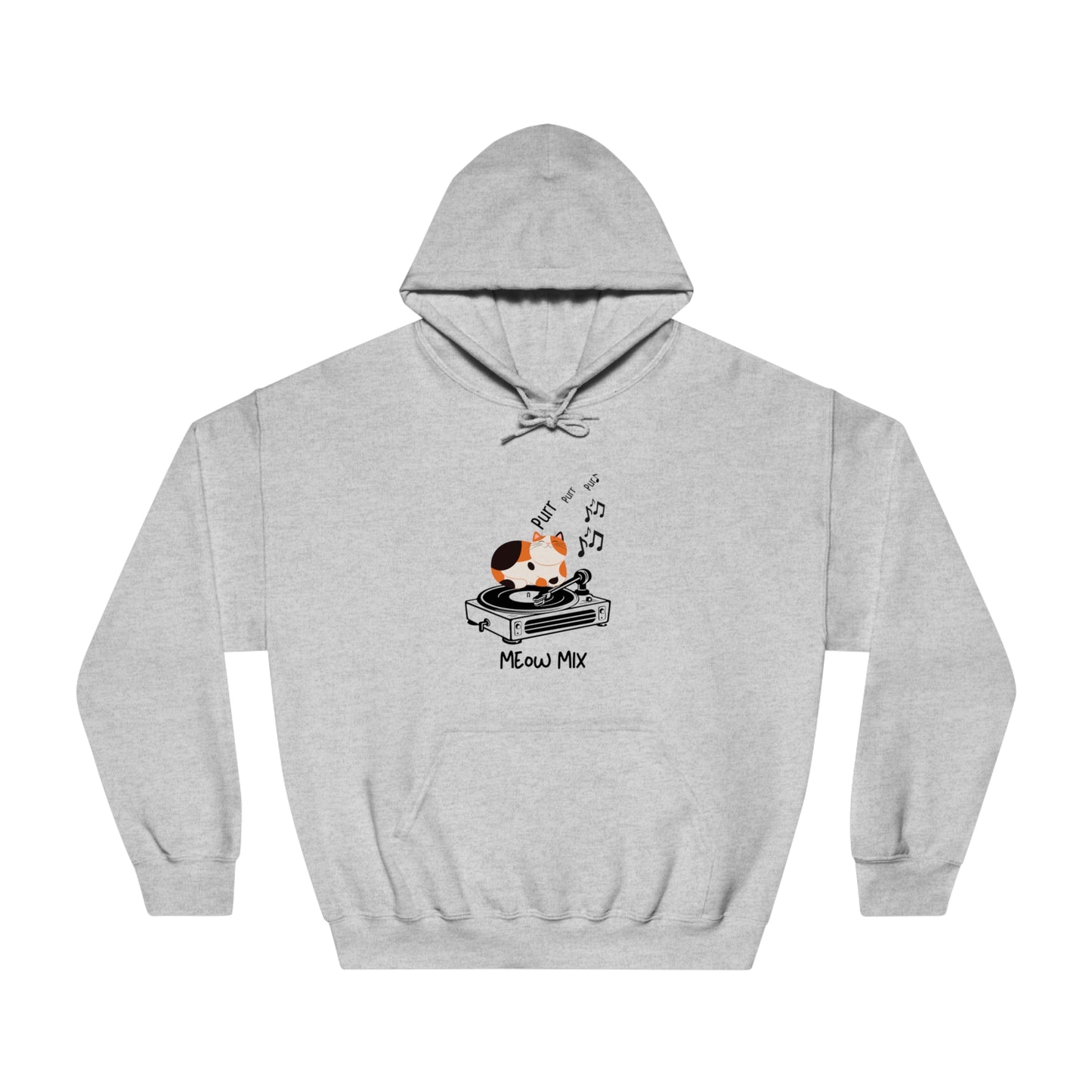 Meow Mix Hoodie – Cat + Music Lover Sweatshirt