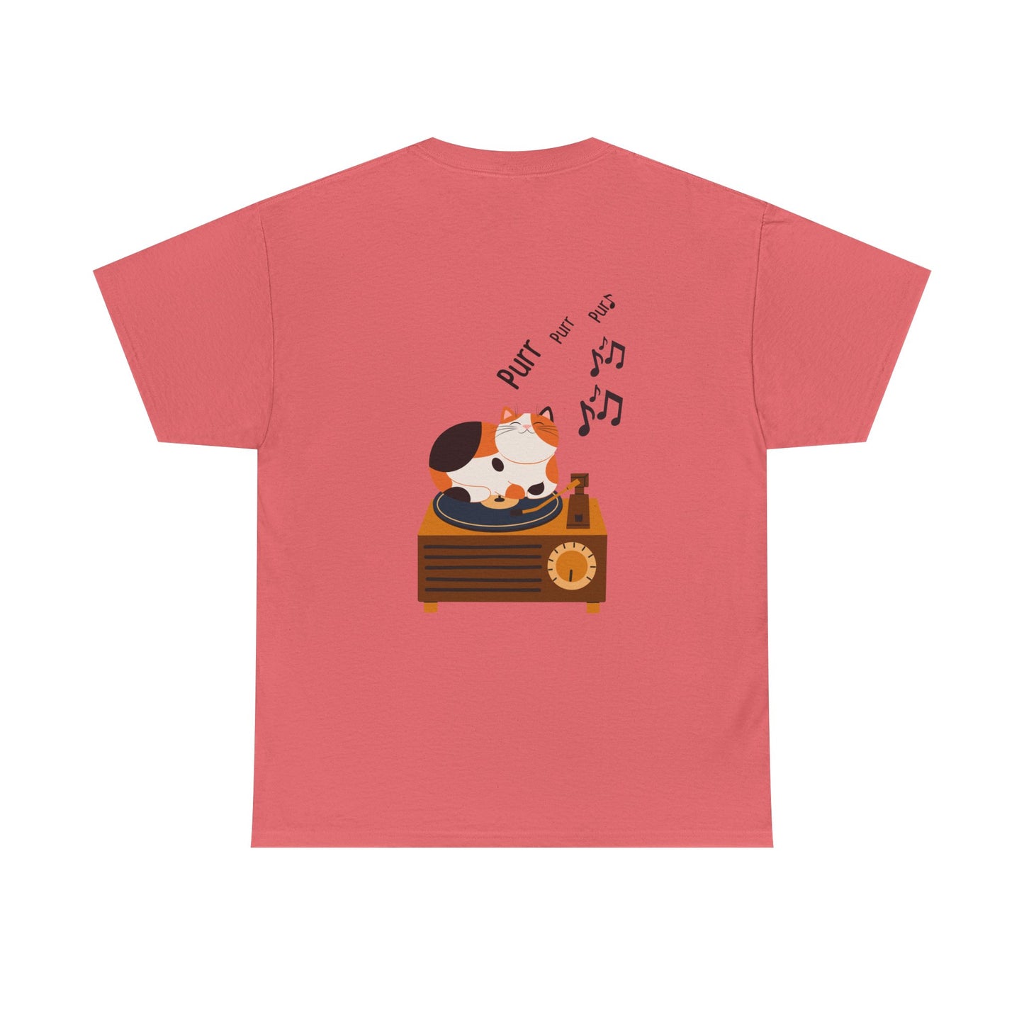 Meow Mix T-Shirt – Cat on Record Player Music Tee