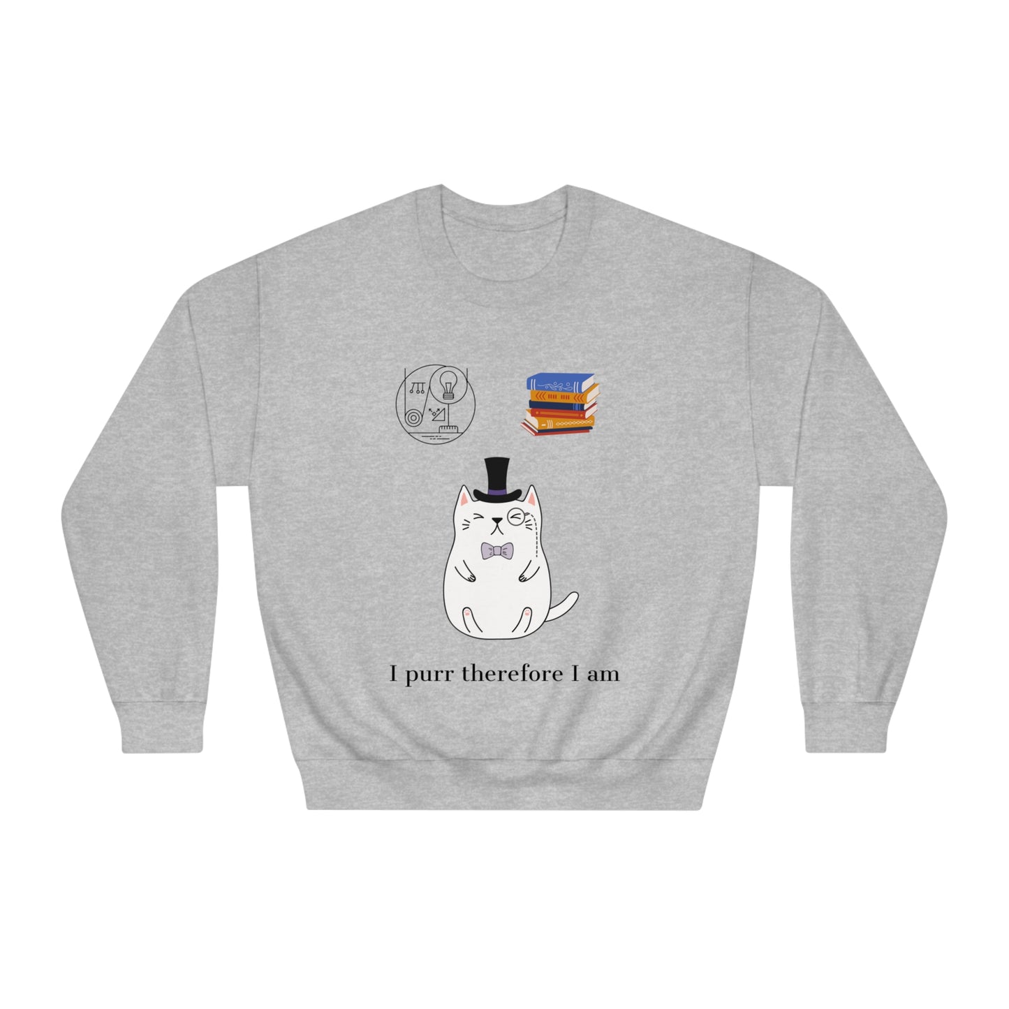The Purrlosopher Sweatshirt – Cat Philosopher Crew Neck