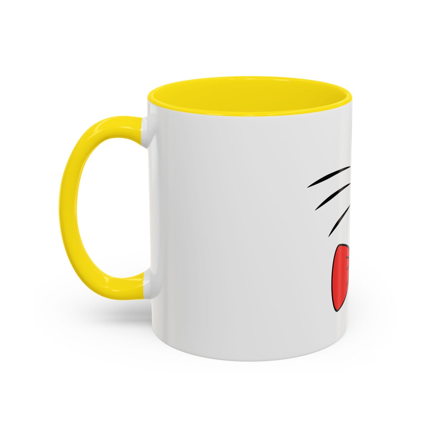 Whisker Sipper Cat Mug – Two-Tone Coffee Cup with Whisker Design