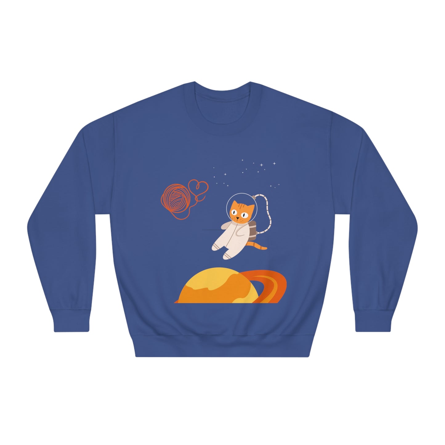 Lost in the Galaxy Sweatshirt – Cat in Space Crew Neck