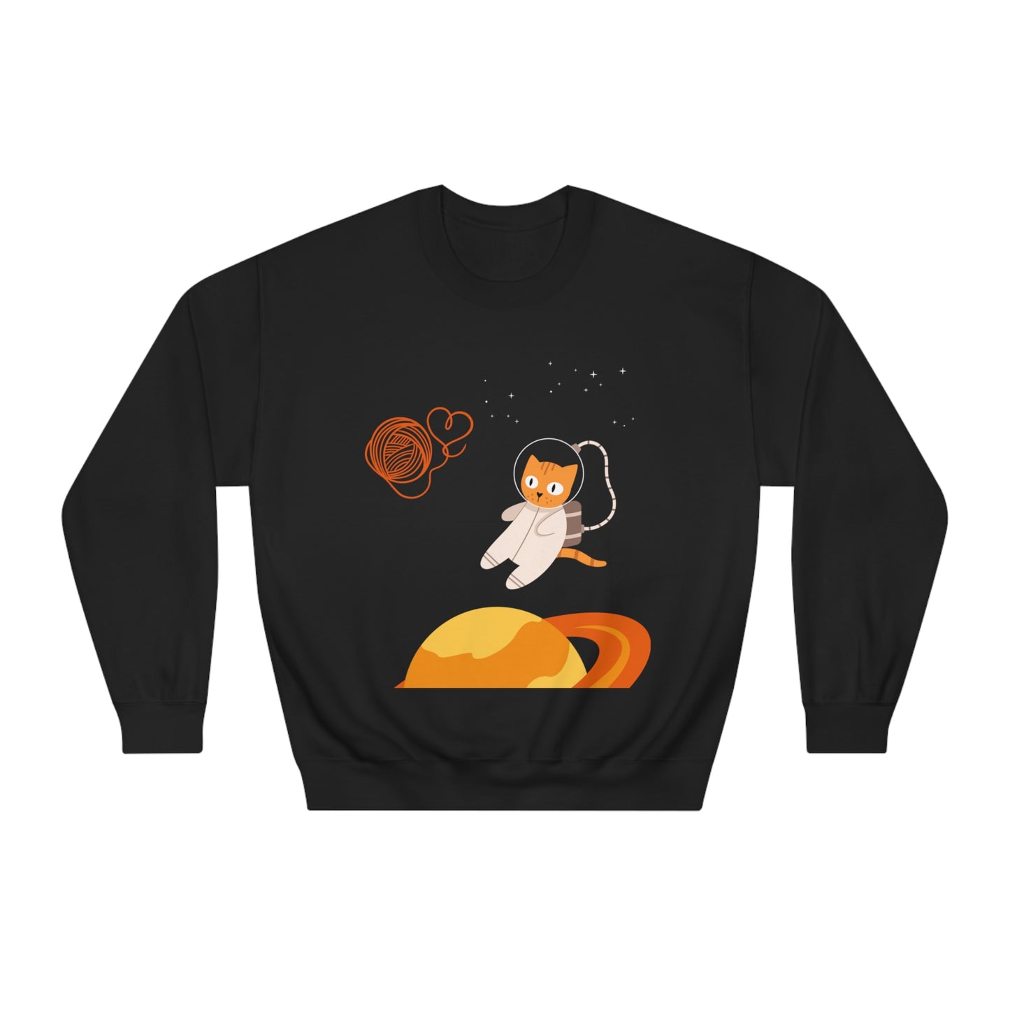 Lost in the Galaxy Sweatshirt – Cat in Space Crew Neck