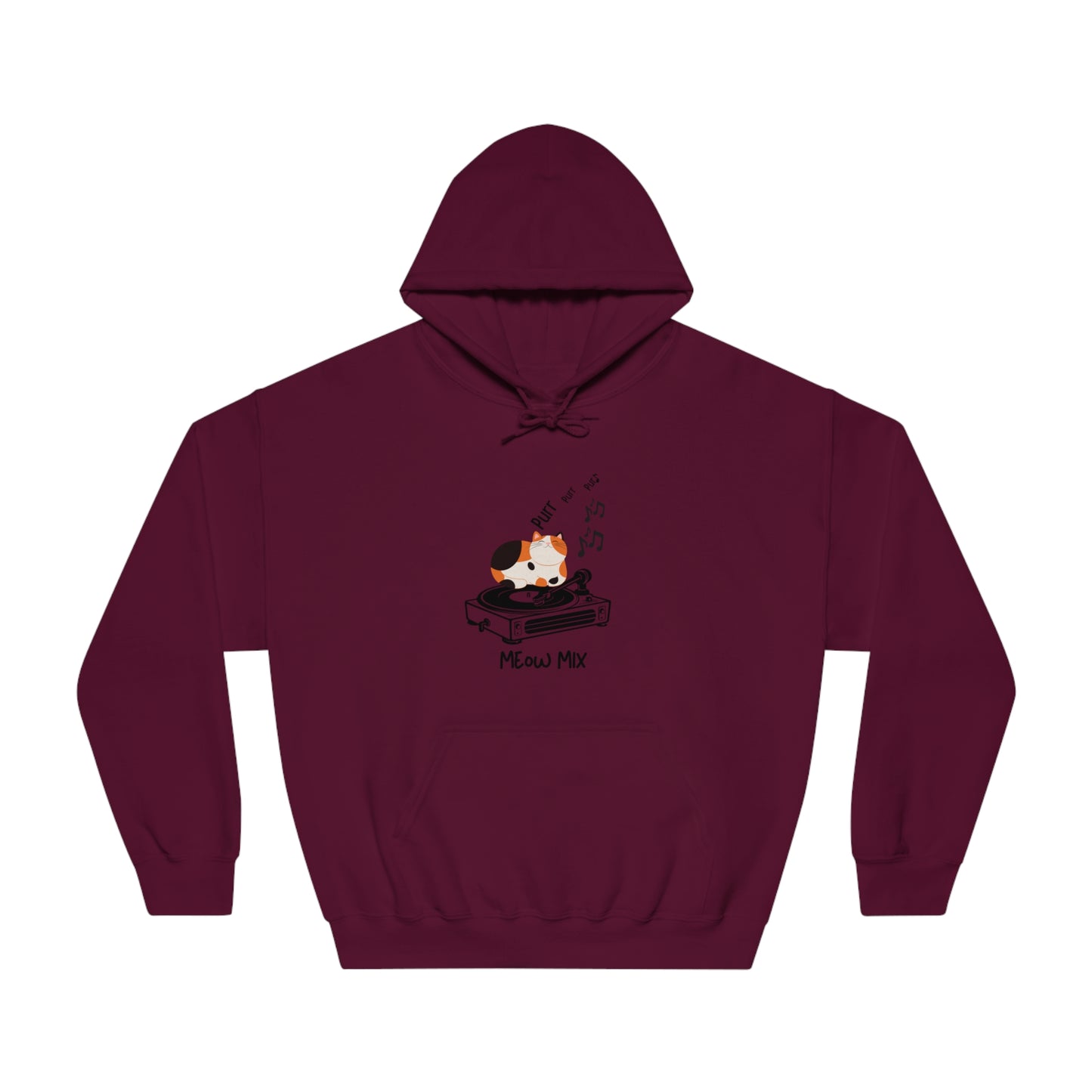 Meow Mix Hoodie – Cat + Music Lover Sweatshirt