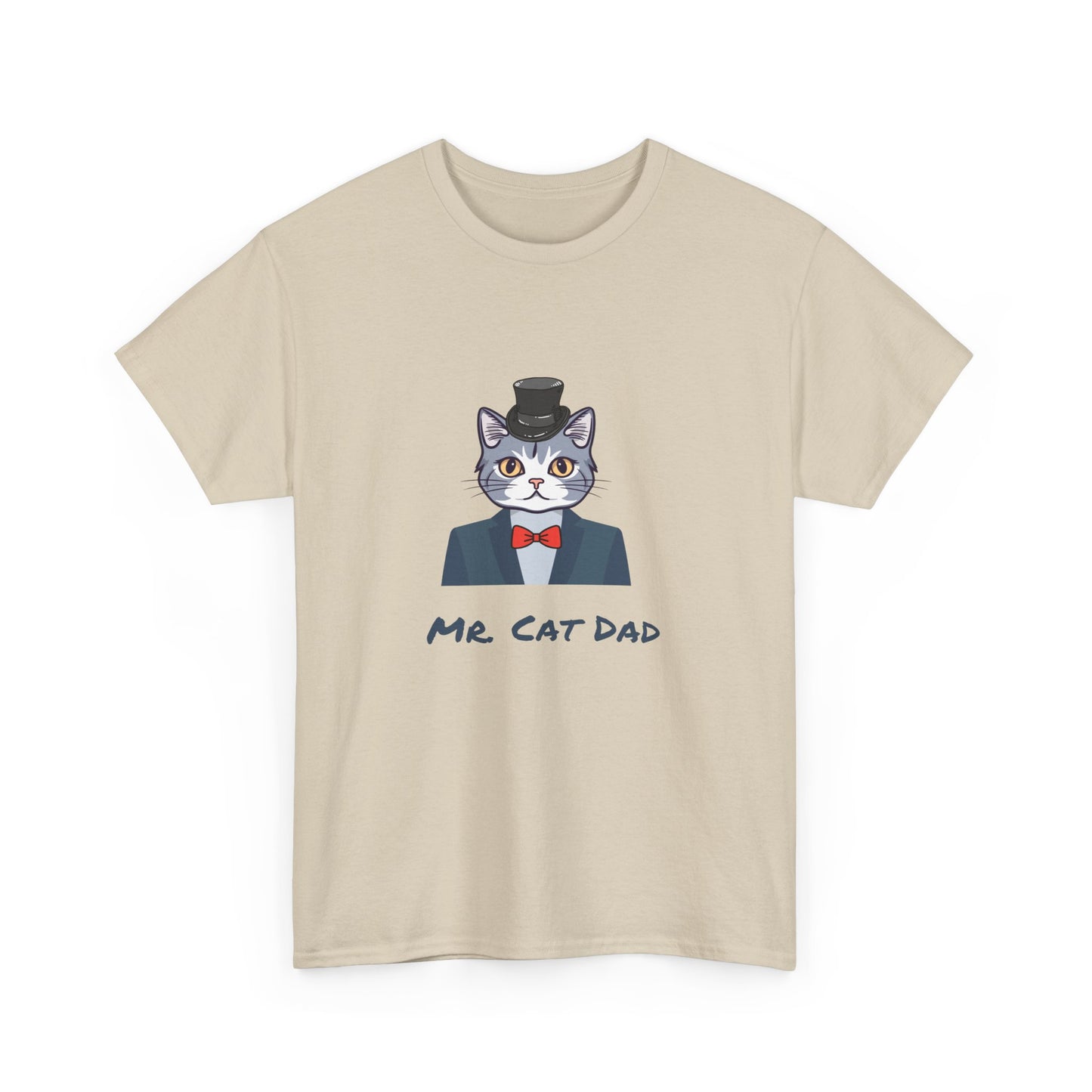 Mr. Cat Dad T-Shirt – Cat Dad Logo Tee