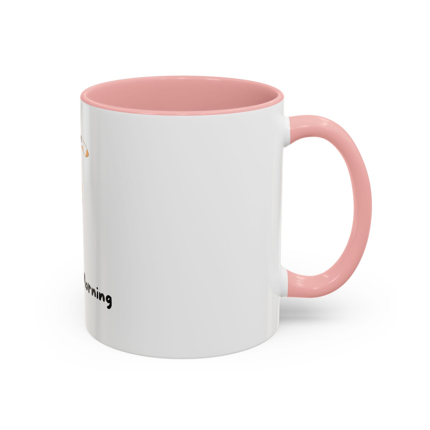 Purrfect Morning Cat Mug – Two-Tone Coffee Cup for Cat Lovers