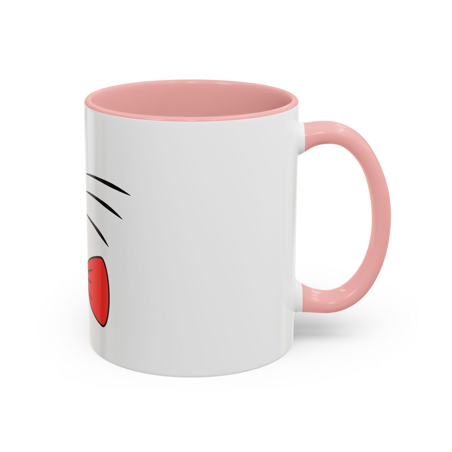 Whisker Sipper Cat Mug – Two-Tone Coffee Cup with Whisker Design